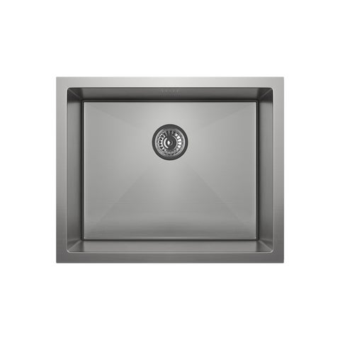 Sola Outdoor Single Sink 550mm (Overflow) - Stainless Steel