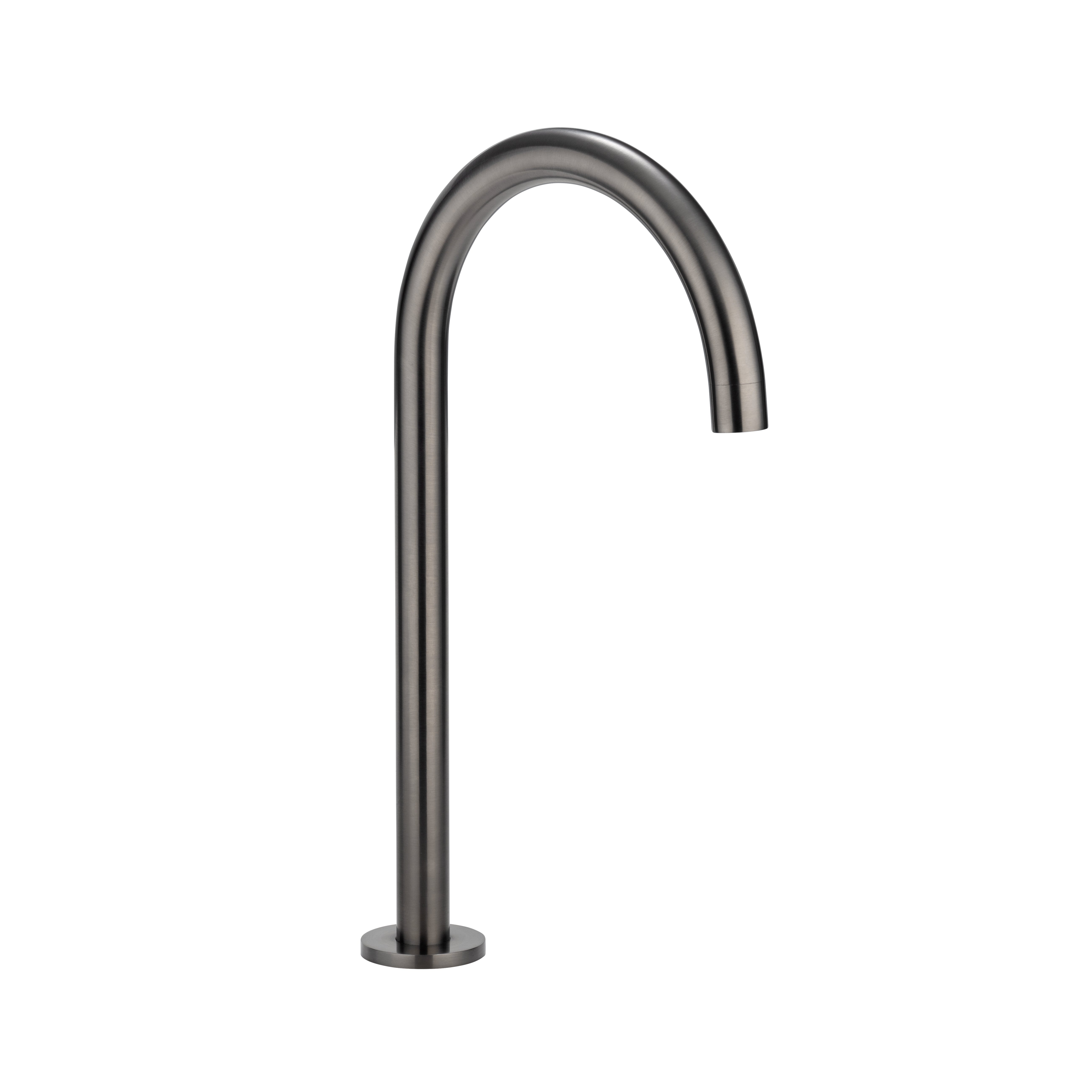 Gooseneck Hob Swivel Spout - Brushed Gunmetal