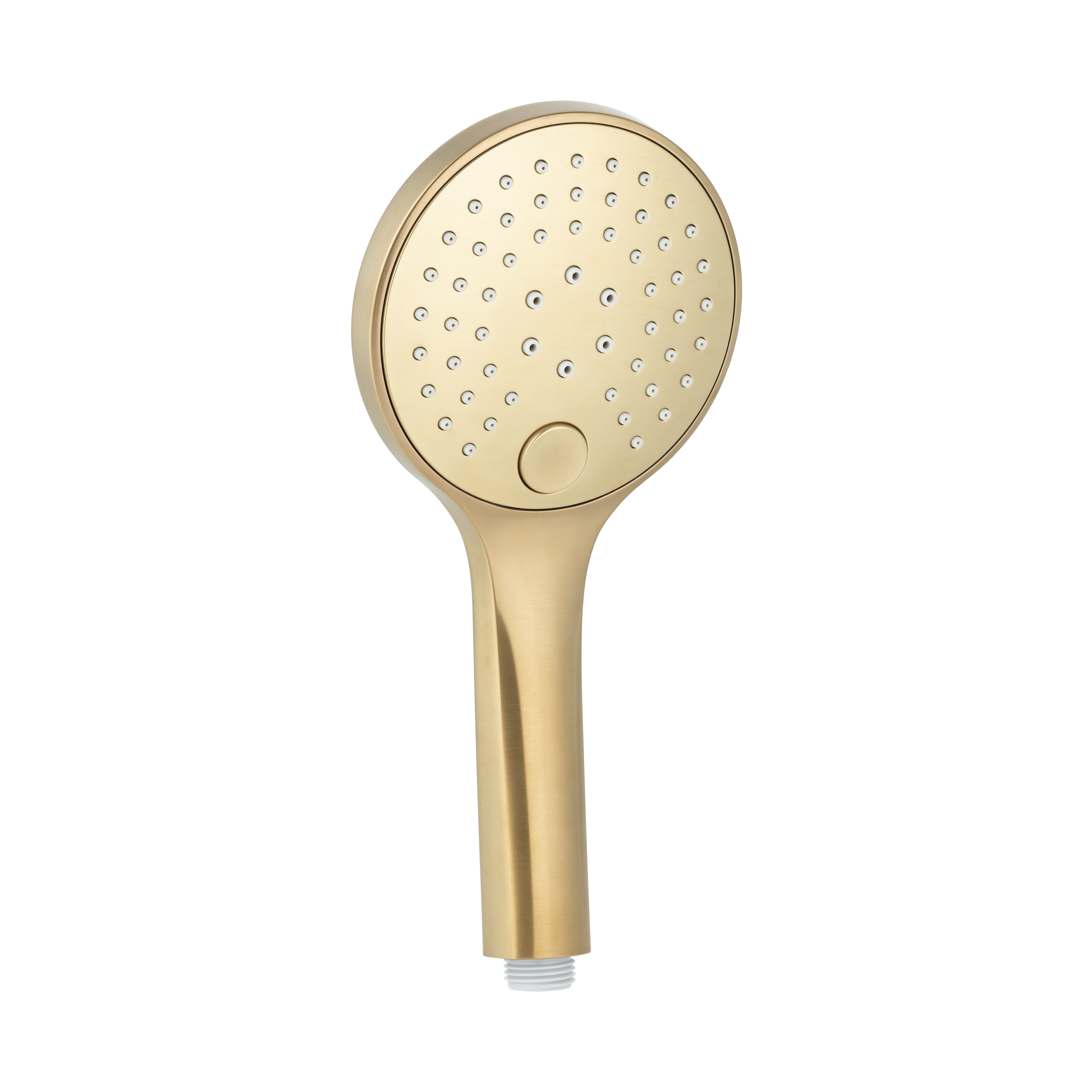 3-Function Round Hand Shower - Brushed Brass