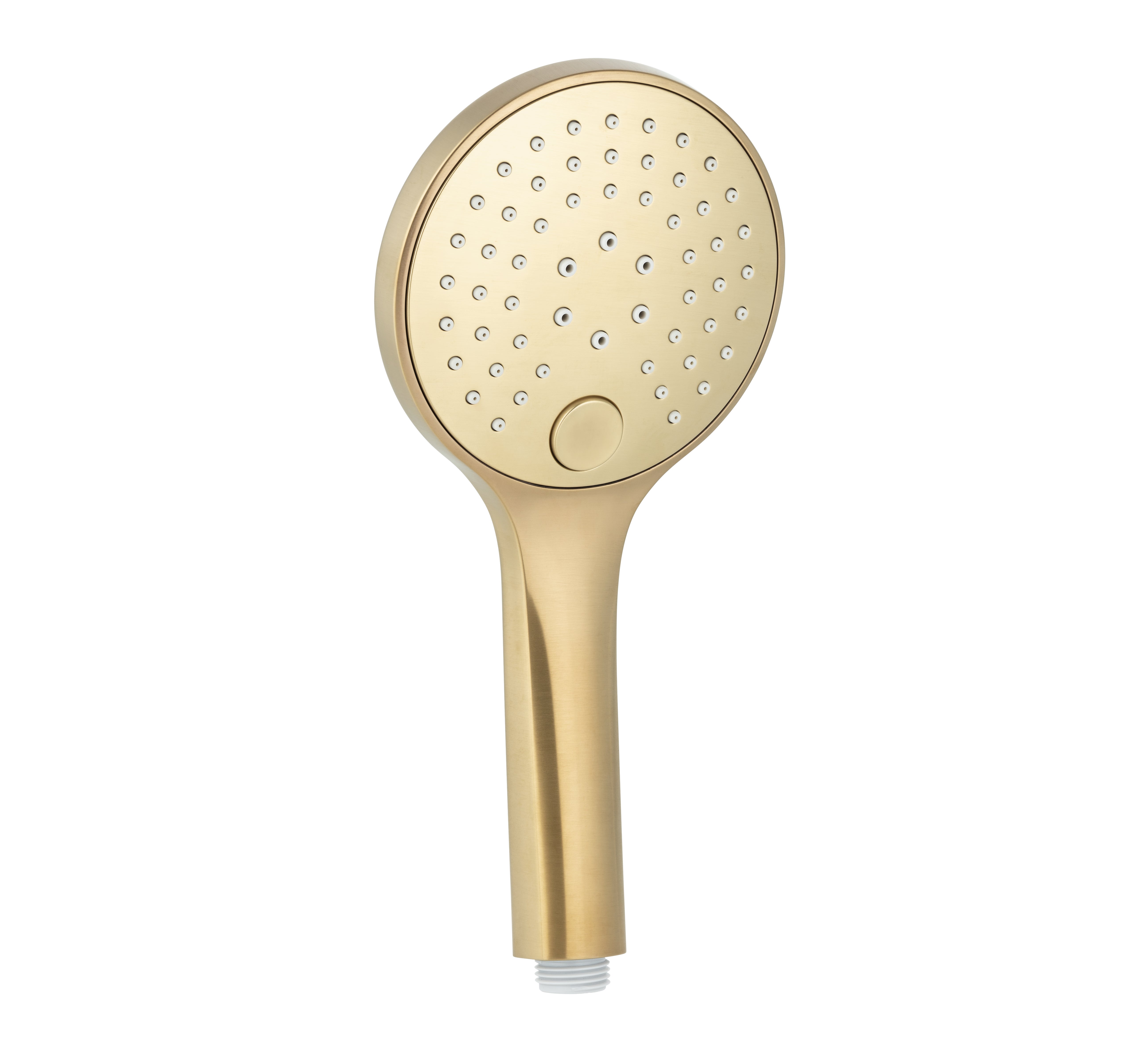 3-Function Round Hand Shower - Brushed Brass
