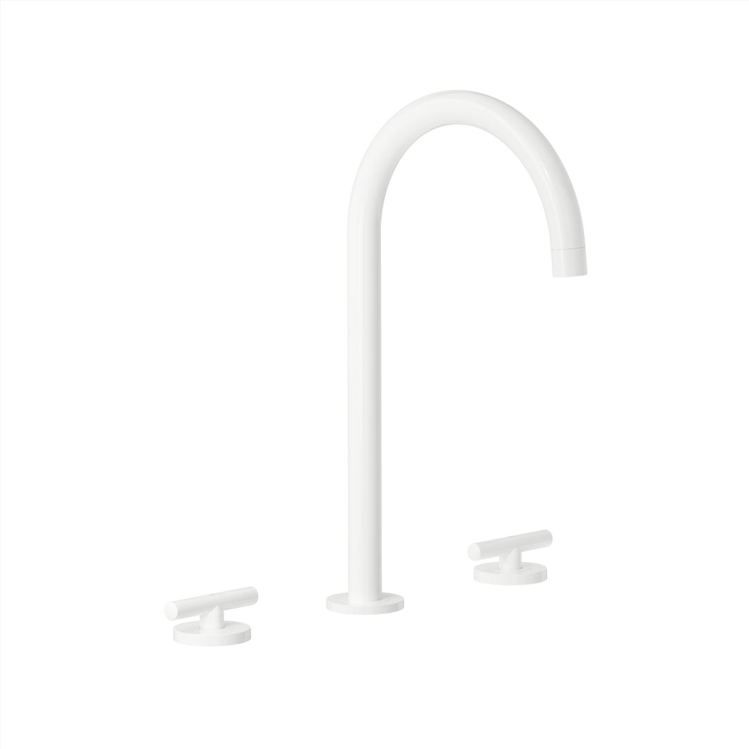 Barre Assembly Bench Mounted Set - White