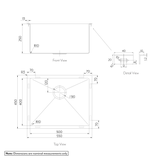 SEBA Single Kitchen Sink Deep Spec-01