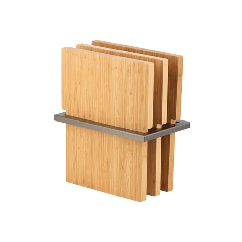 (D)3-Piece Chopping Board Set - Entertainer Series - Brushed Gunmetal