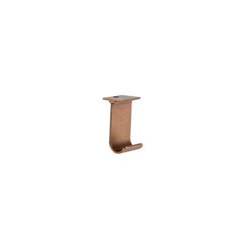 Maya Shower Hook - Brushed Copper
