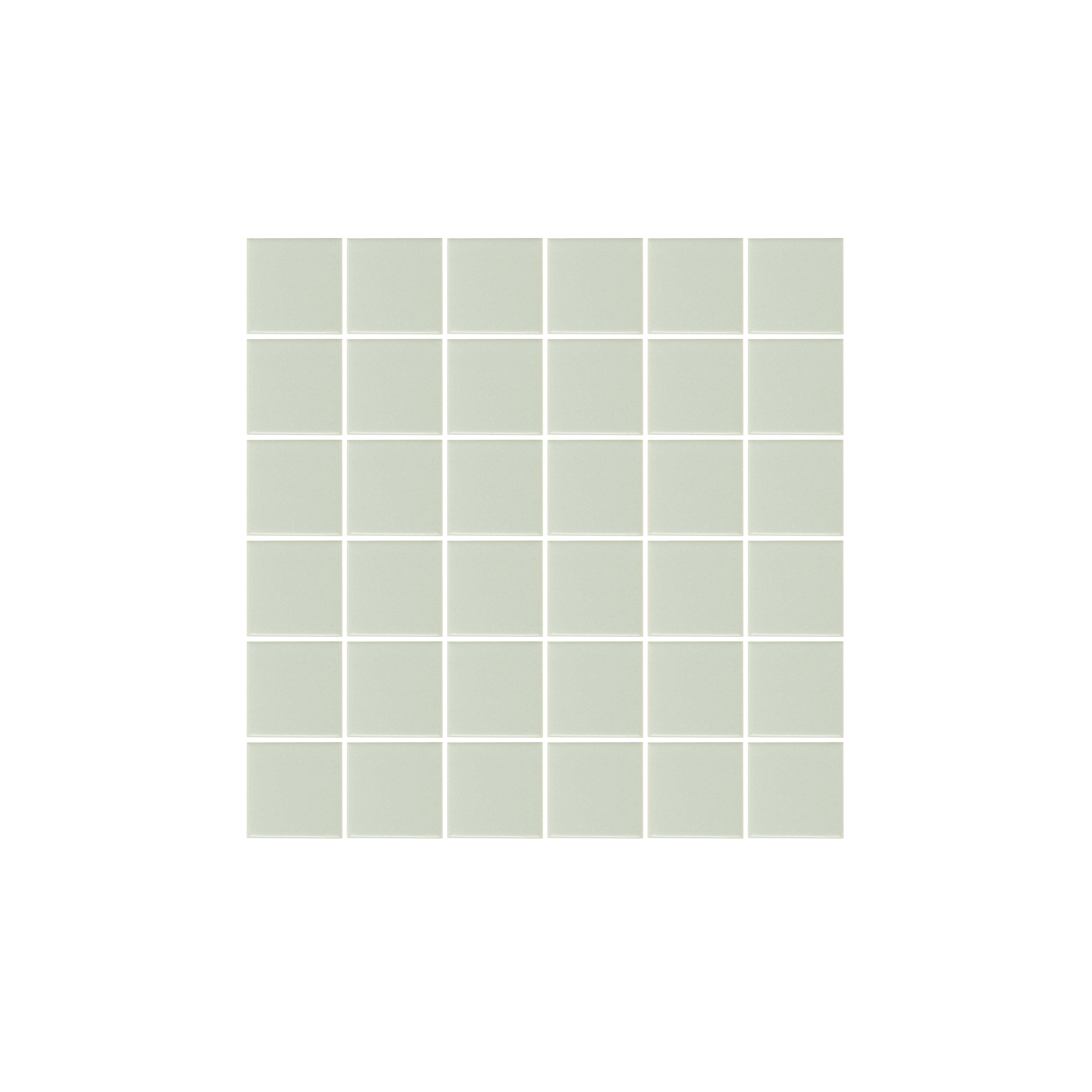 Atami Small Square Mosaic Tile - Sage Green