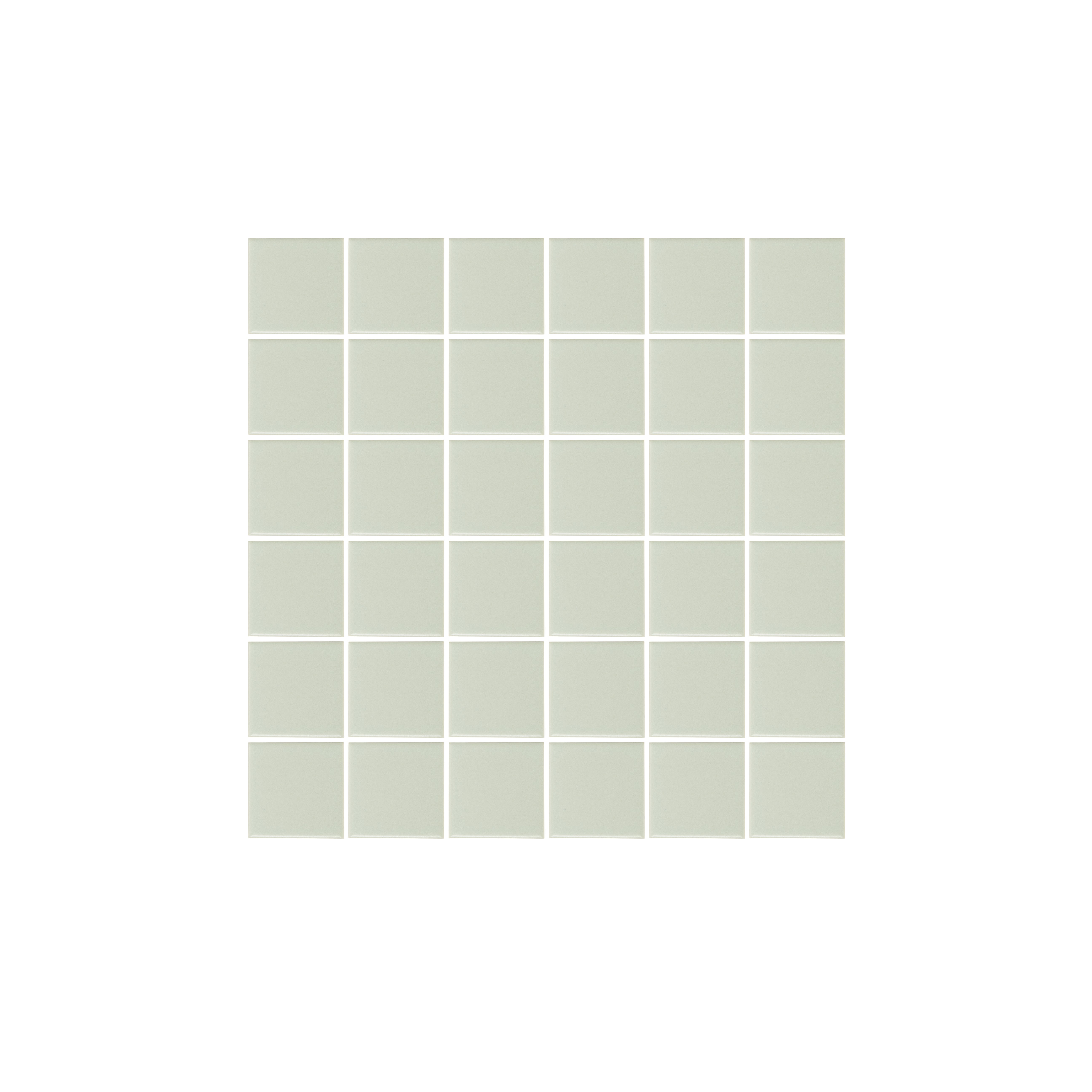 Atami Small Square Mosaic Tile - Sage Green