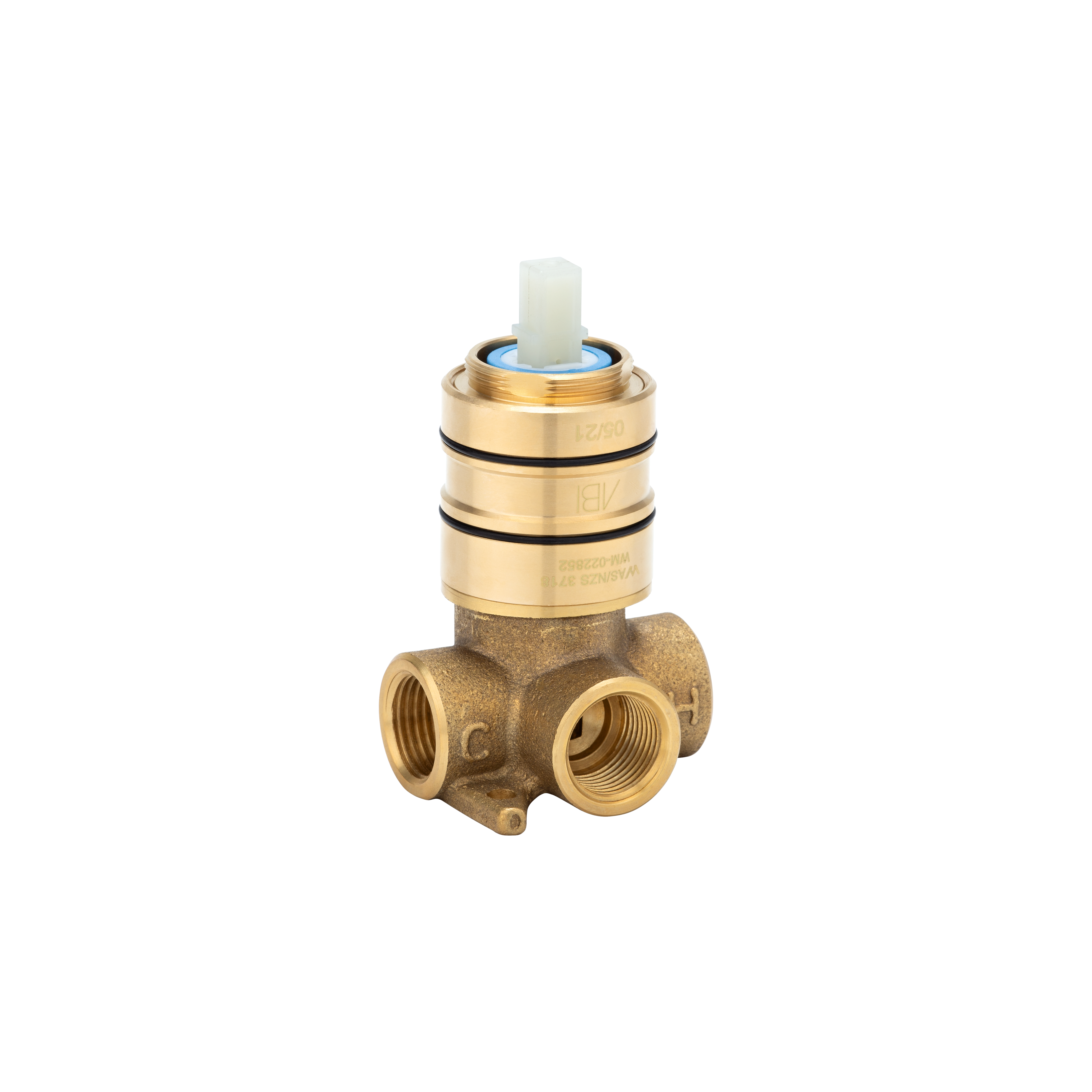 In-Wall - Progressive Mixer Body (Solid Brass) - AU/NZ