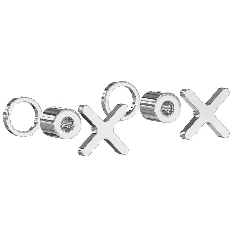 Cross Assembly Handle Kit – Chrome