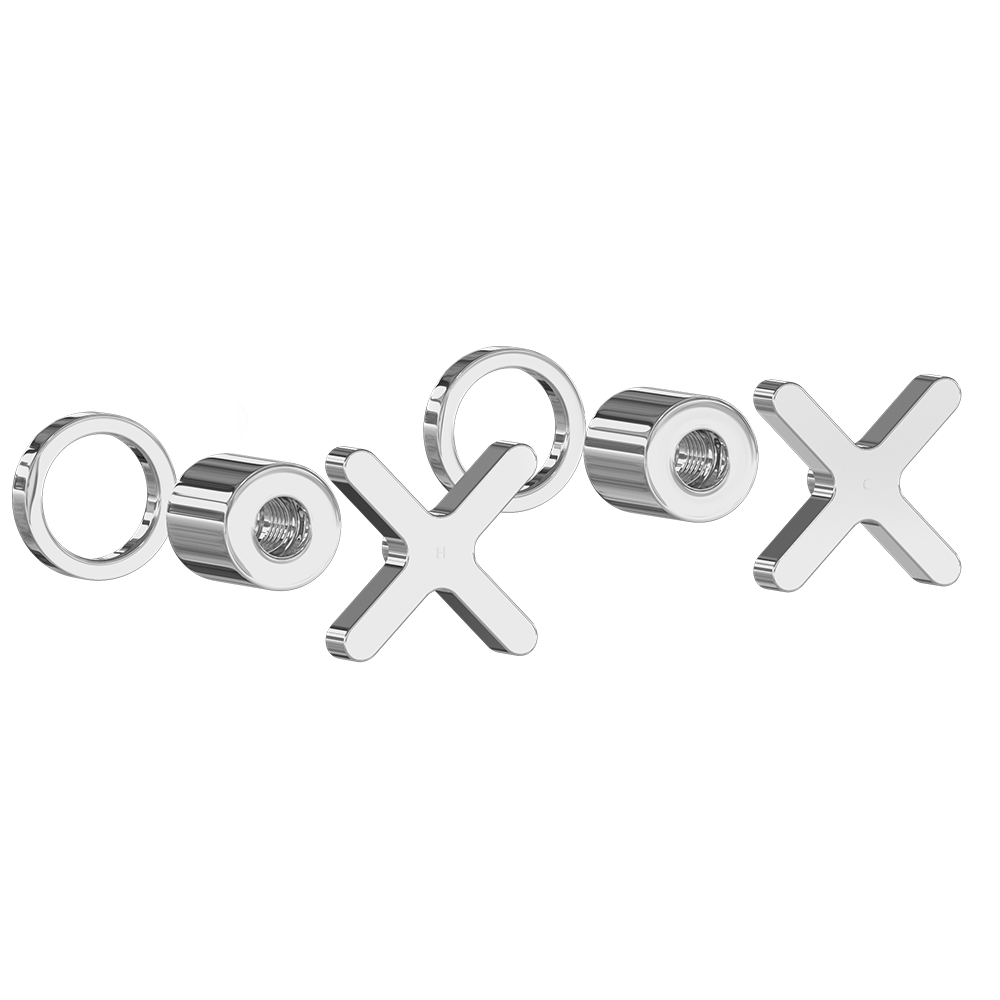 Cross Assembly Handle Kit – Chrome