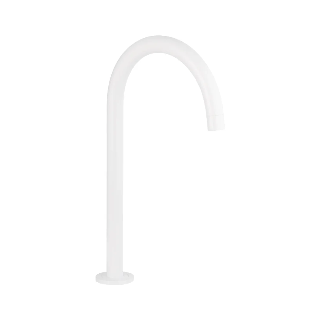 Gooseneck Hob Spout - White - Feature