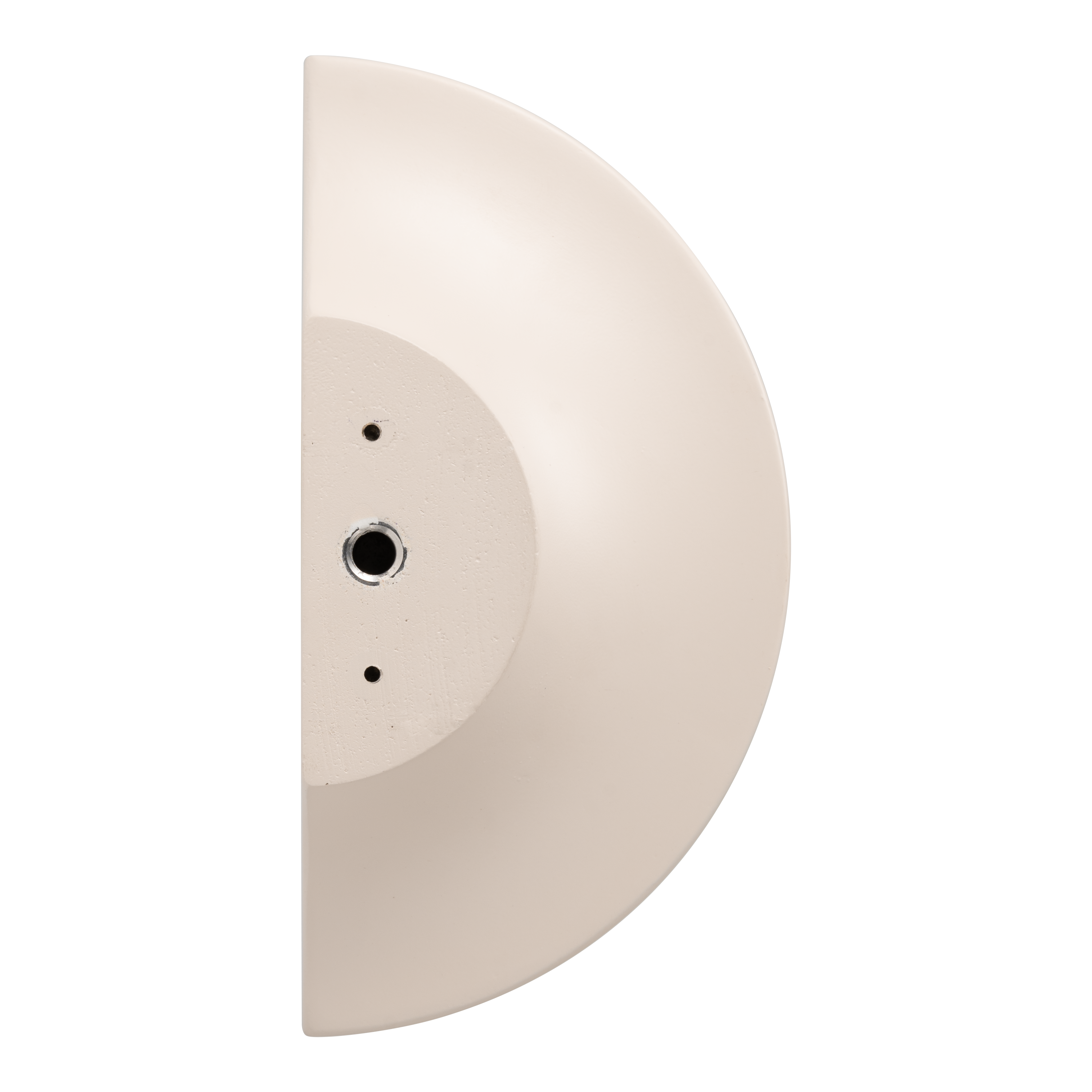 Concrete%20Half%20Moon%20Entry%20Door%20Pull%20(Single) Front Almond