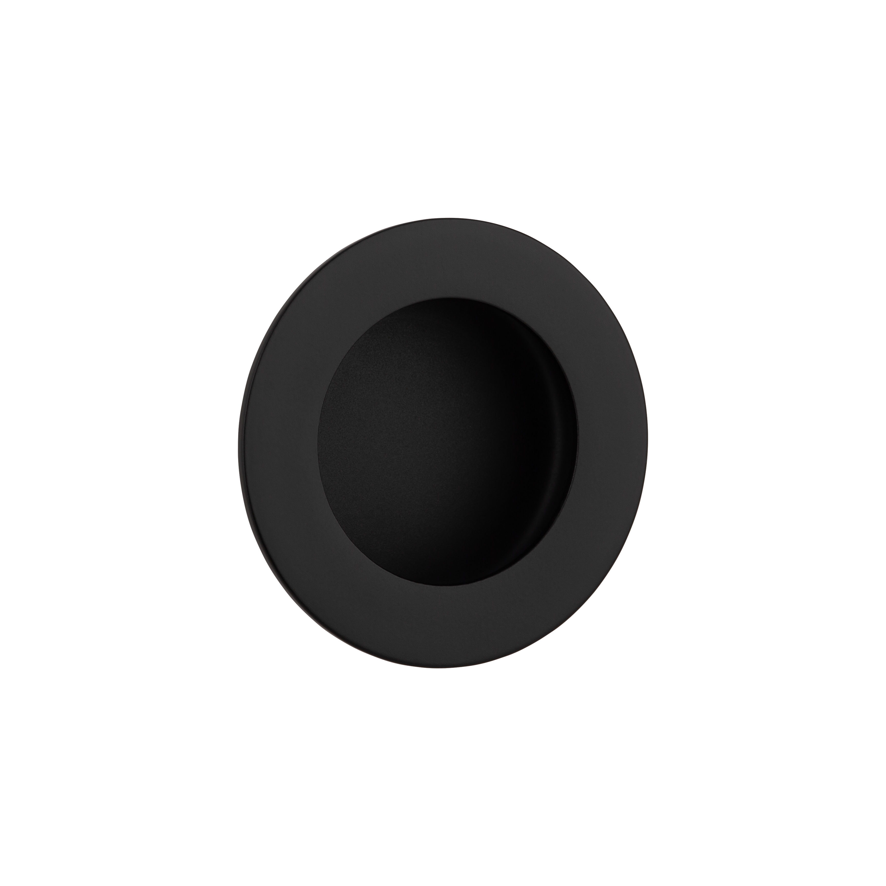 Atley Flush Pull Round - Matte Black