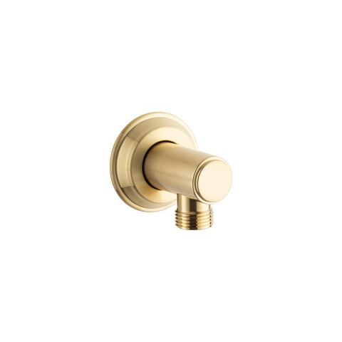 Kingsley Round Shower BP - Brushed Brass