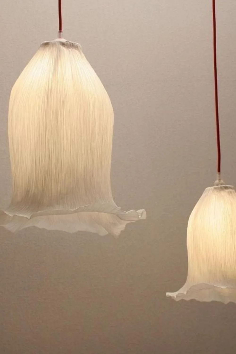 Trend Lighting Toile Fabric Light Delicate Flower