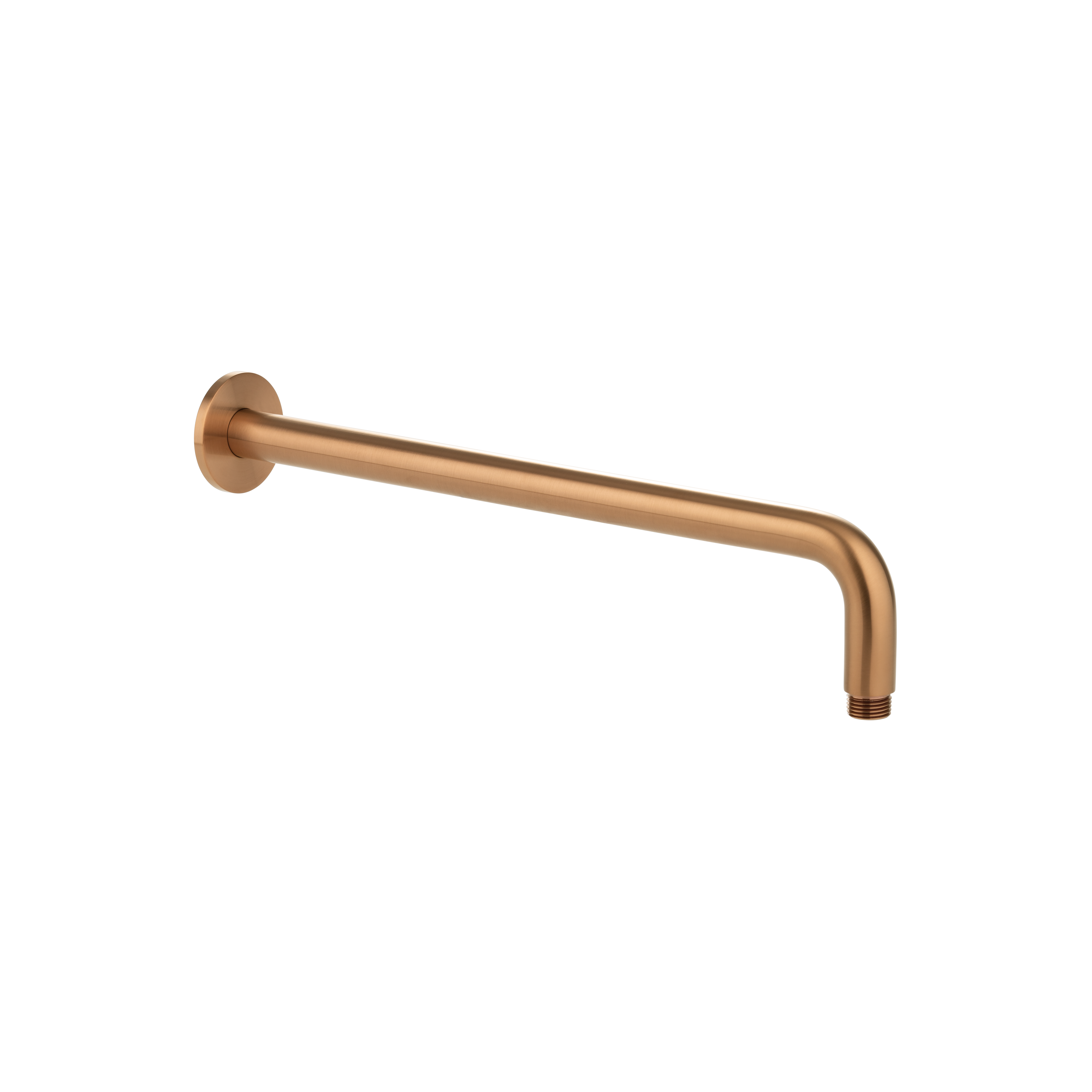 Shower Arm 400mm - Brushed Copper