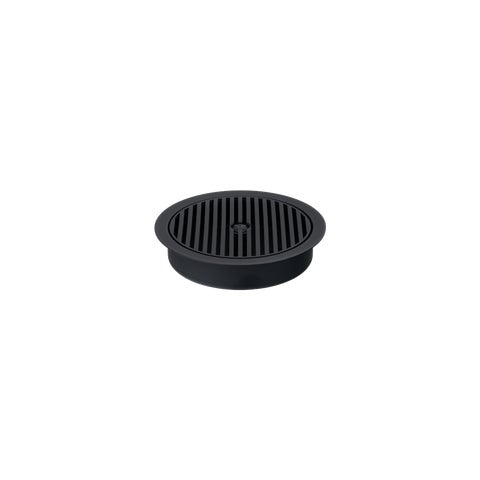 Glass Cleaner with Drain - Matte Black PVD