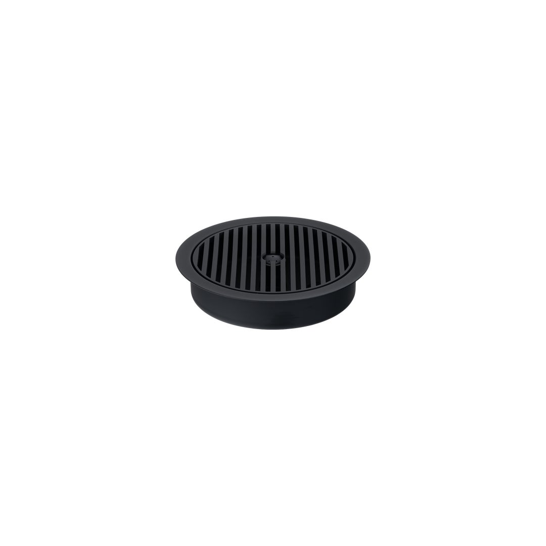 Glass Cleaner with Drain - Matte Black PVD