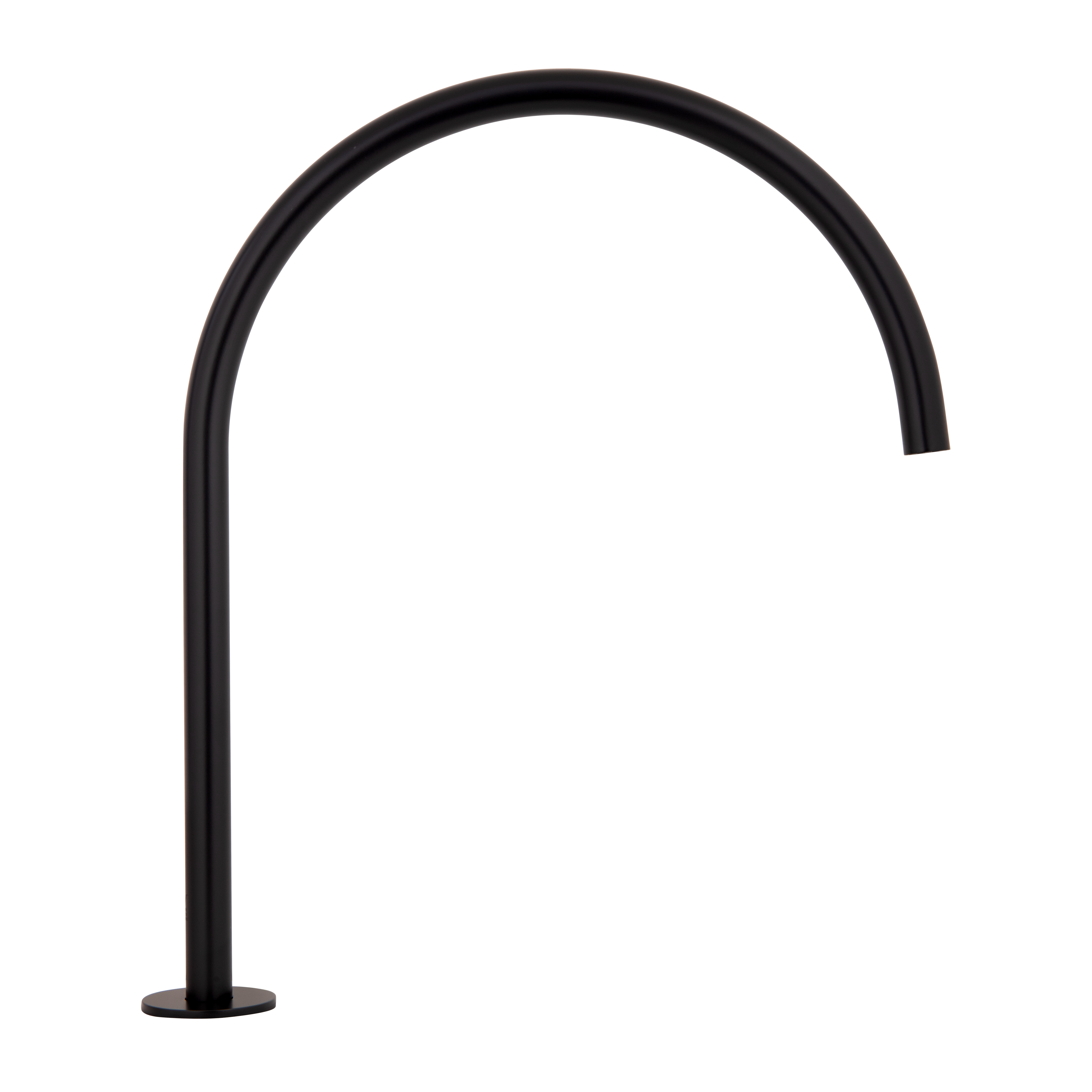 Thin Bench Mounted Spout - Matte Black