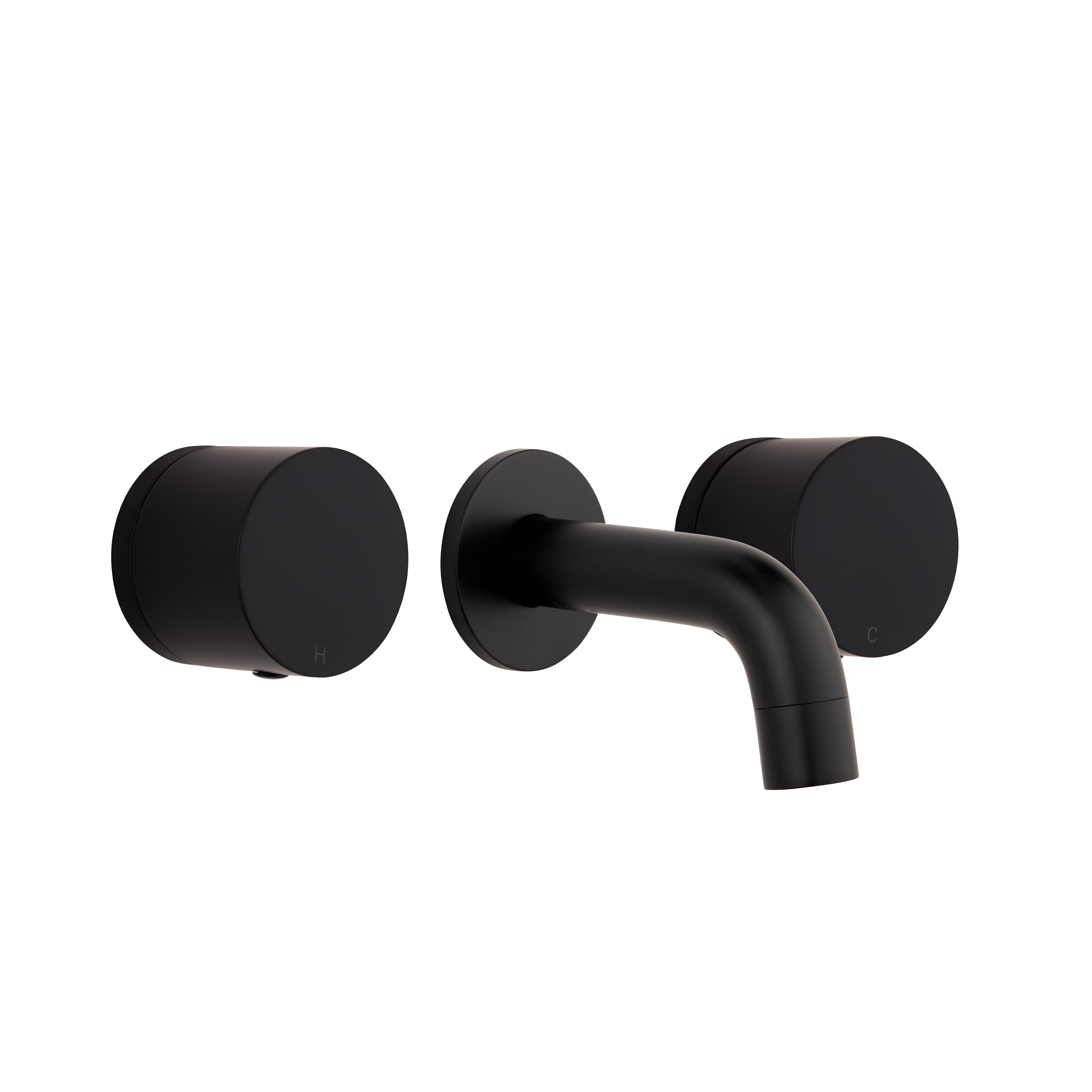 Milani Assembly Taps & Mini Spout Set - Matte Black