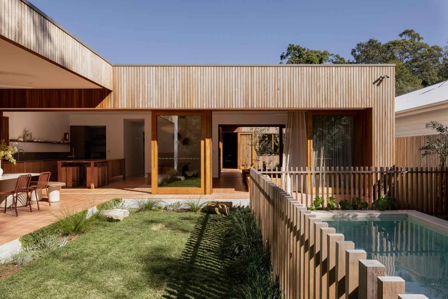 Californian Bungalow Japanese Aesthetic Wood Cladding