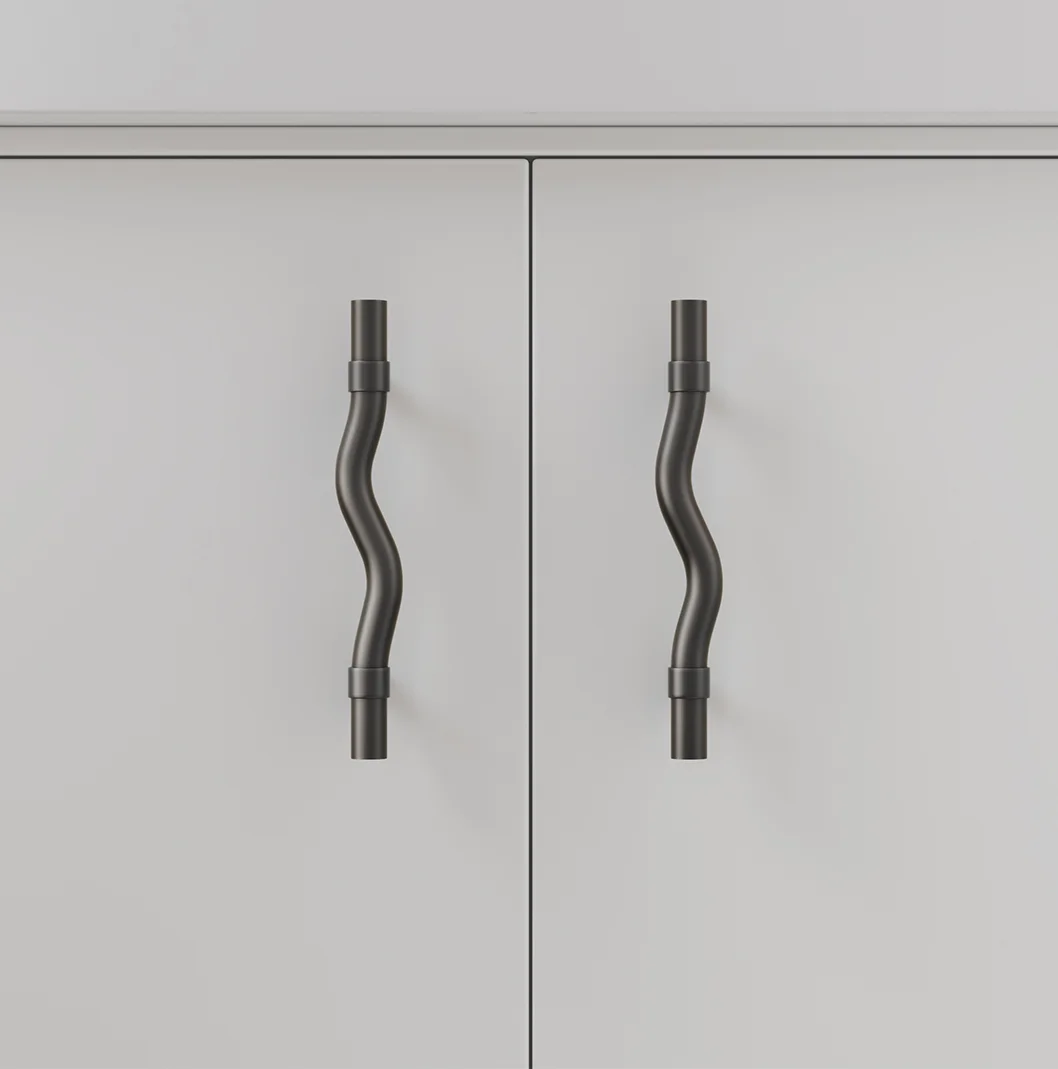 Ziggy%20Adjustable%20Cabinetry%20Pulls In%20Setting Close%20Up 150mm BG