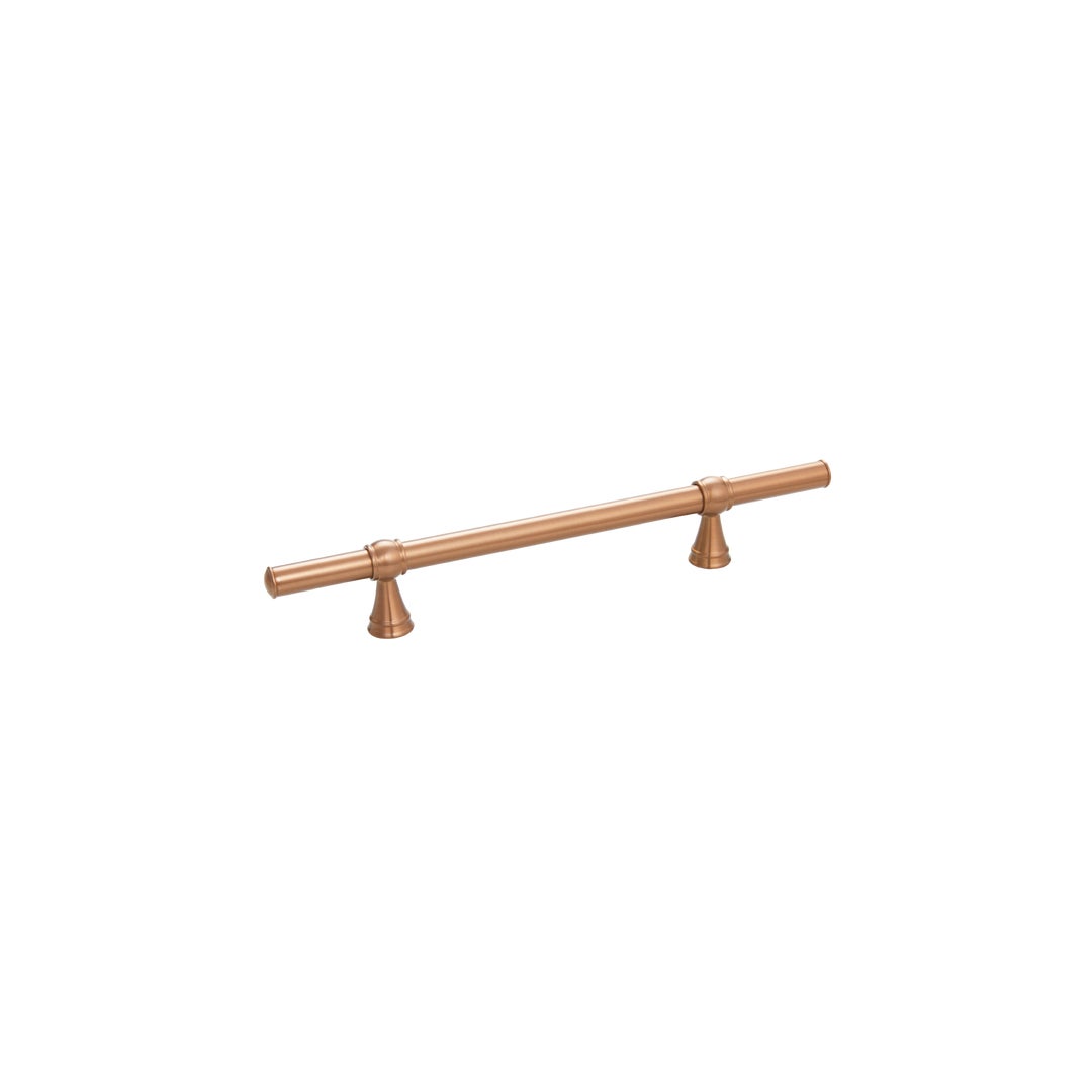 Kingsley Adjustable Cabinetry Pull 250mm - Brushed Copper