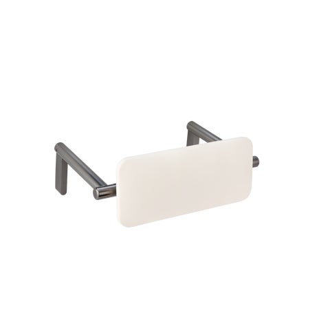 Aliro Accessible Backrest- Brushed Gunmetal