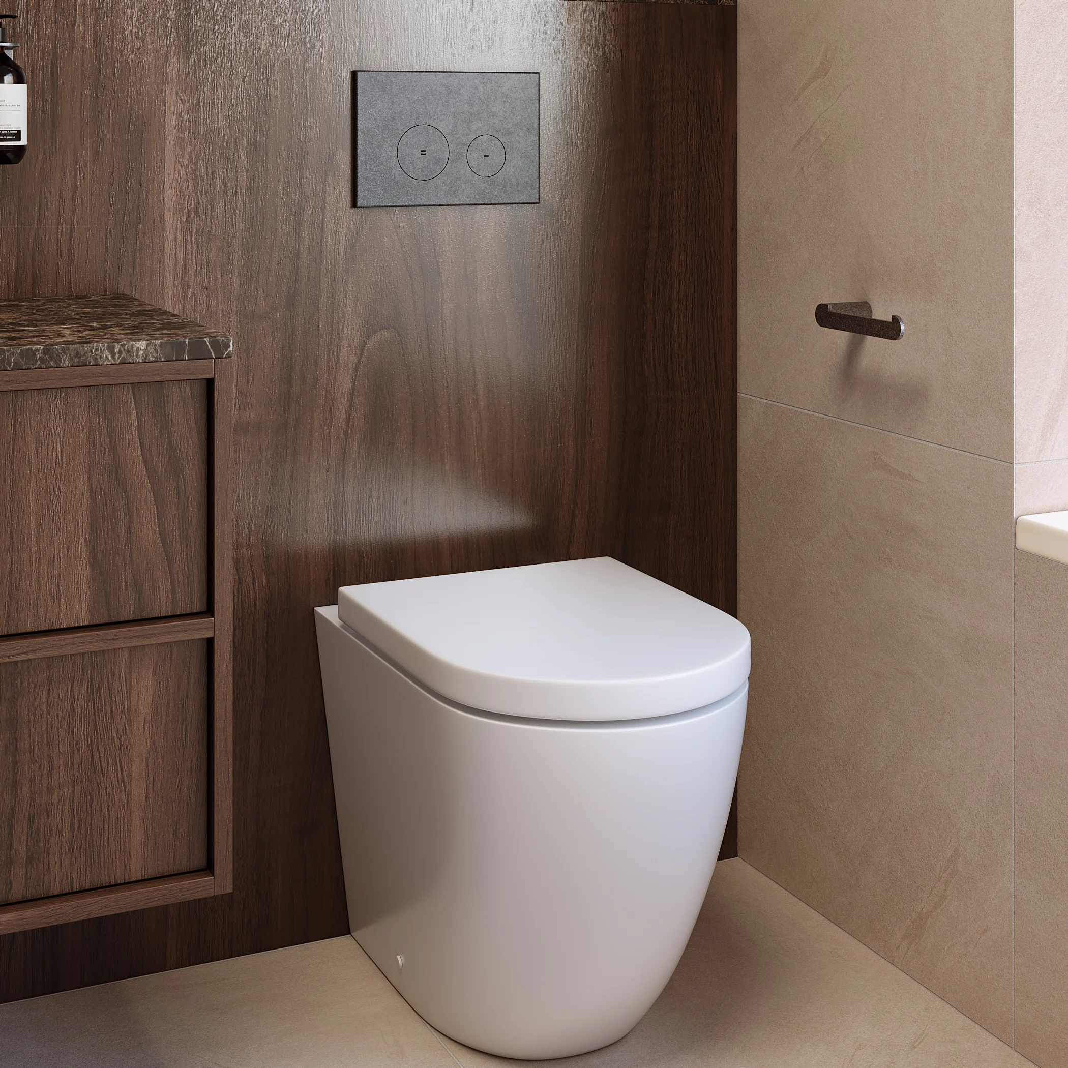 Emperador Stone View03 Toilet Slate