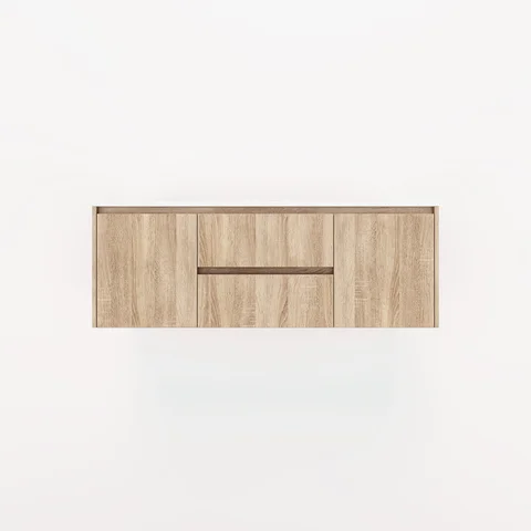 Archer 2-Door with Centre Drawers 1428mm - White Ash Oak