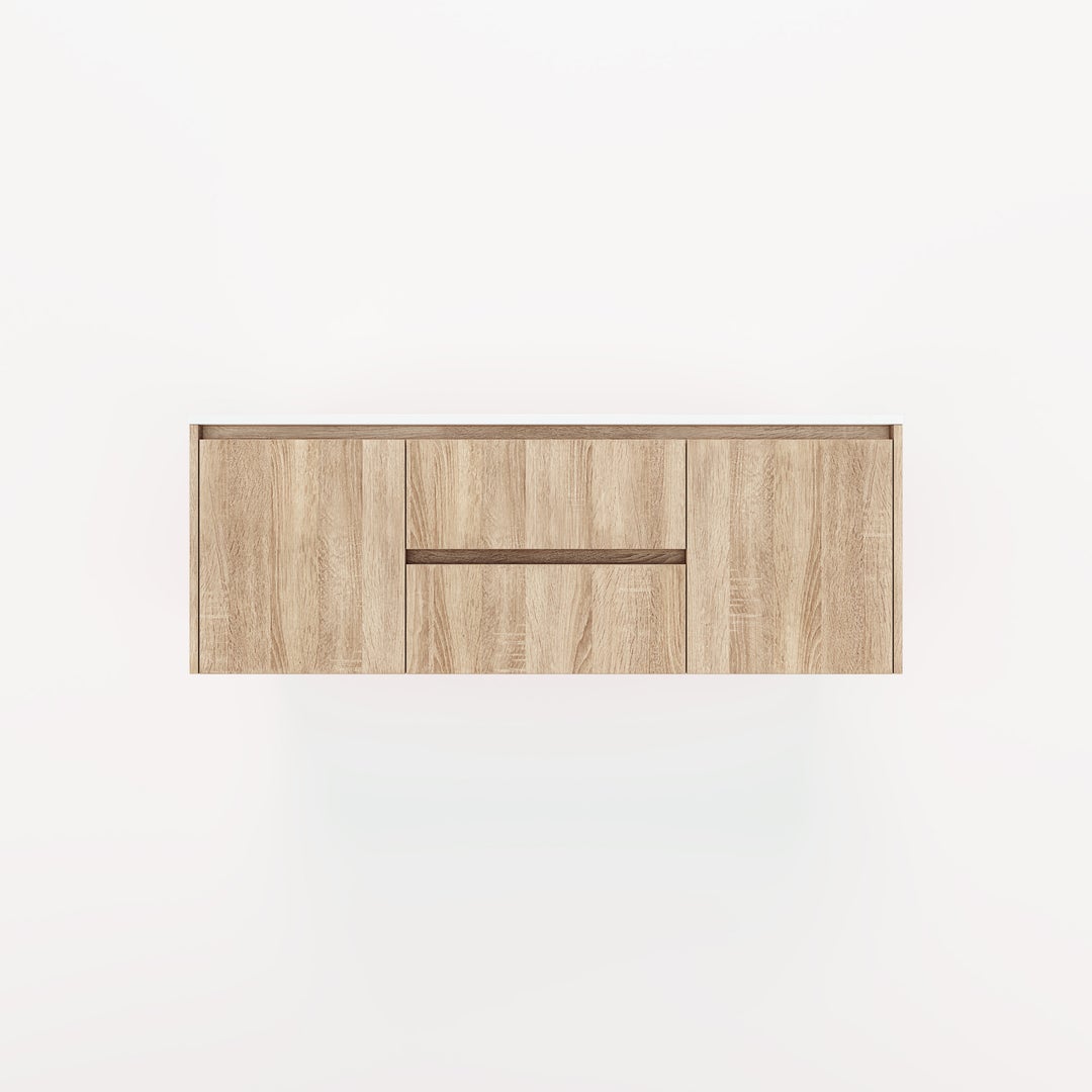 Archer 2-Door with Centre Drawers 1428mm - White Ash Oak