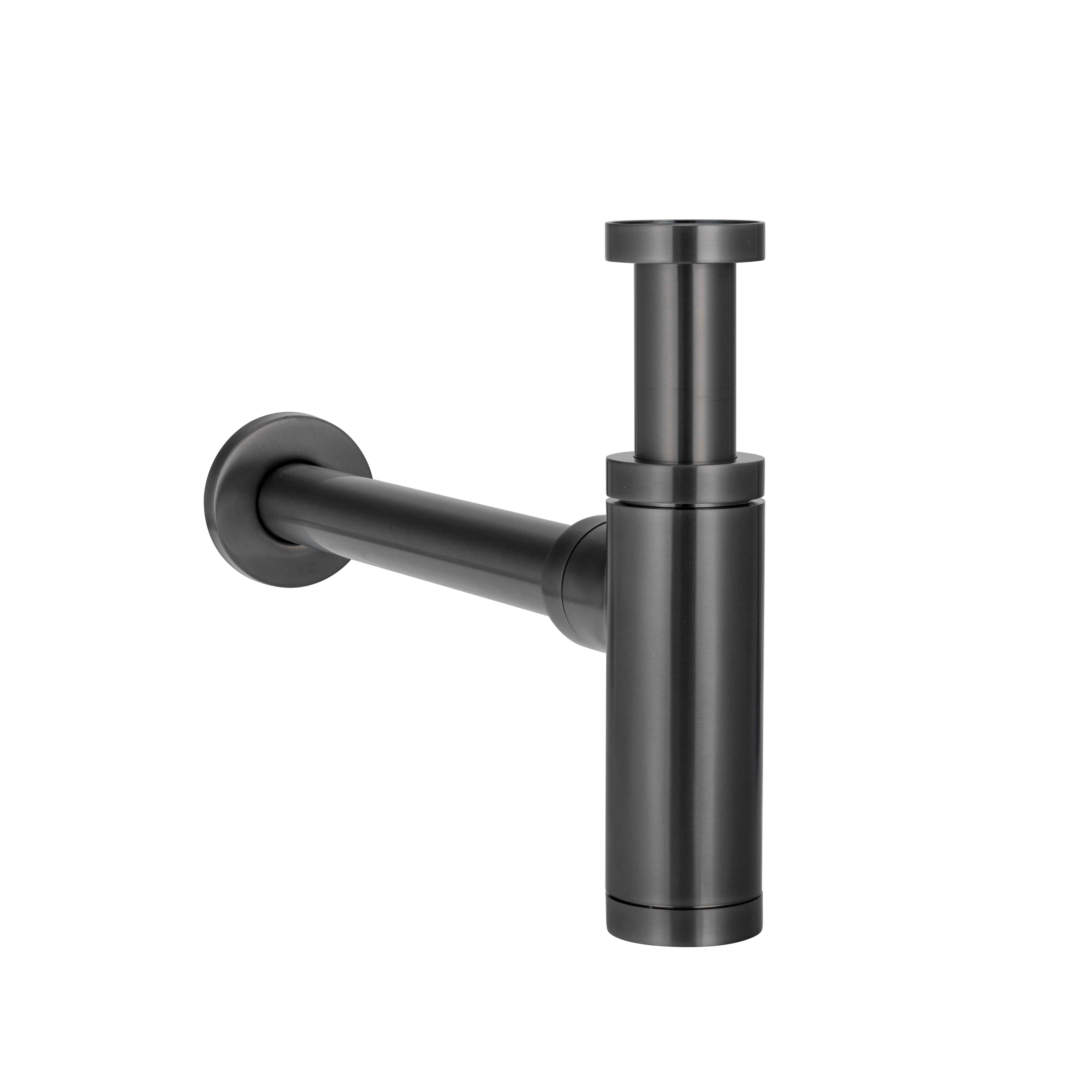Marli Bottle Trap Round - Brushed Gunmetal