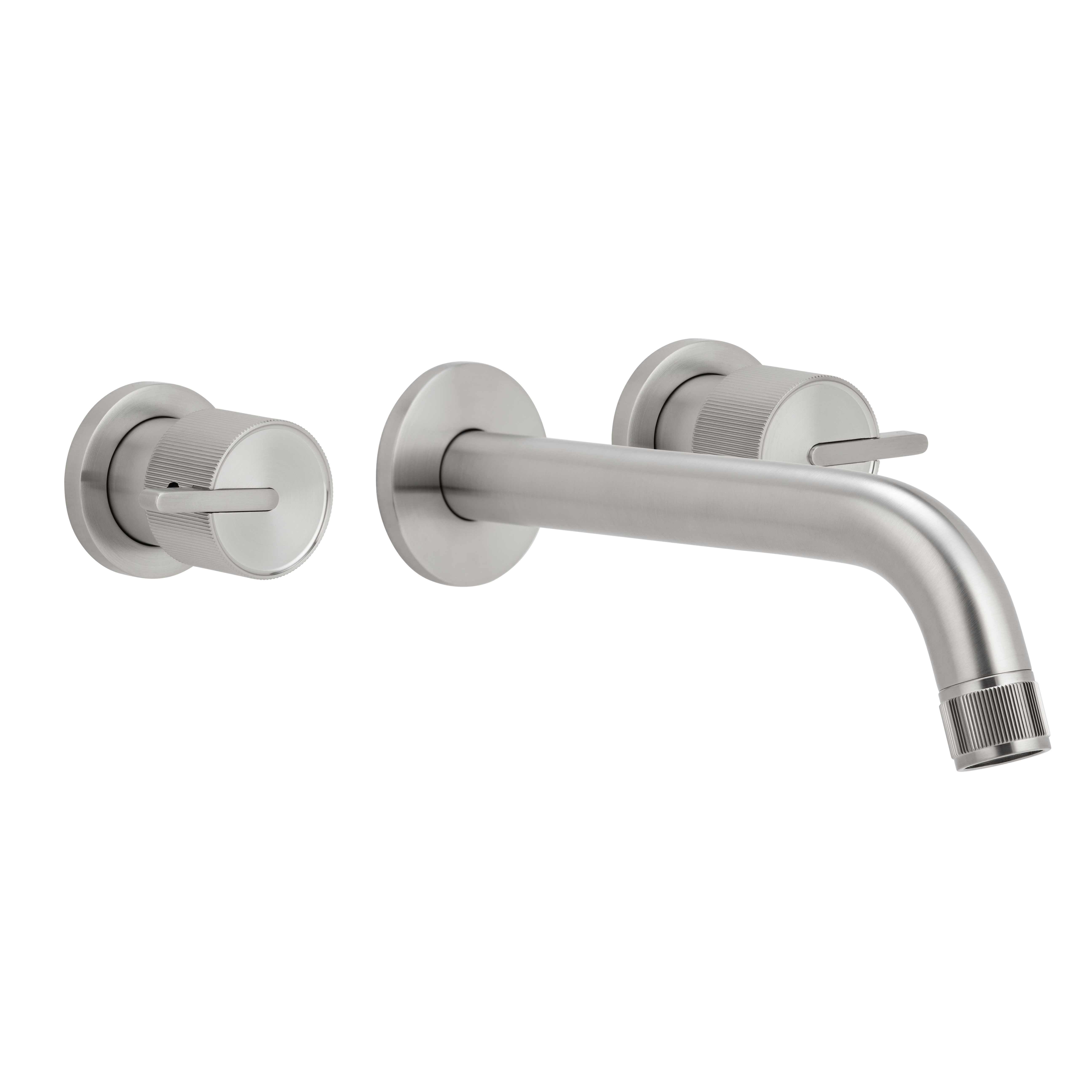 Namika Assembly Taps & Spout Set - Brushed Nickel