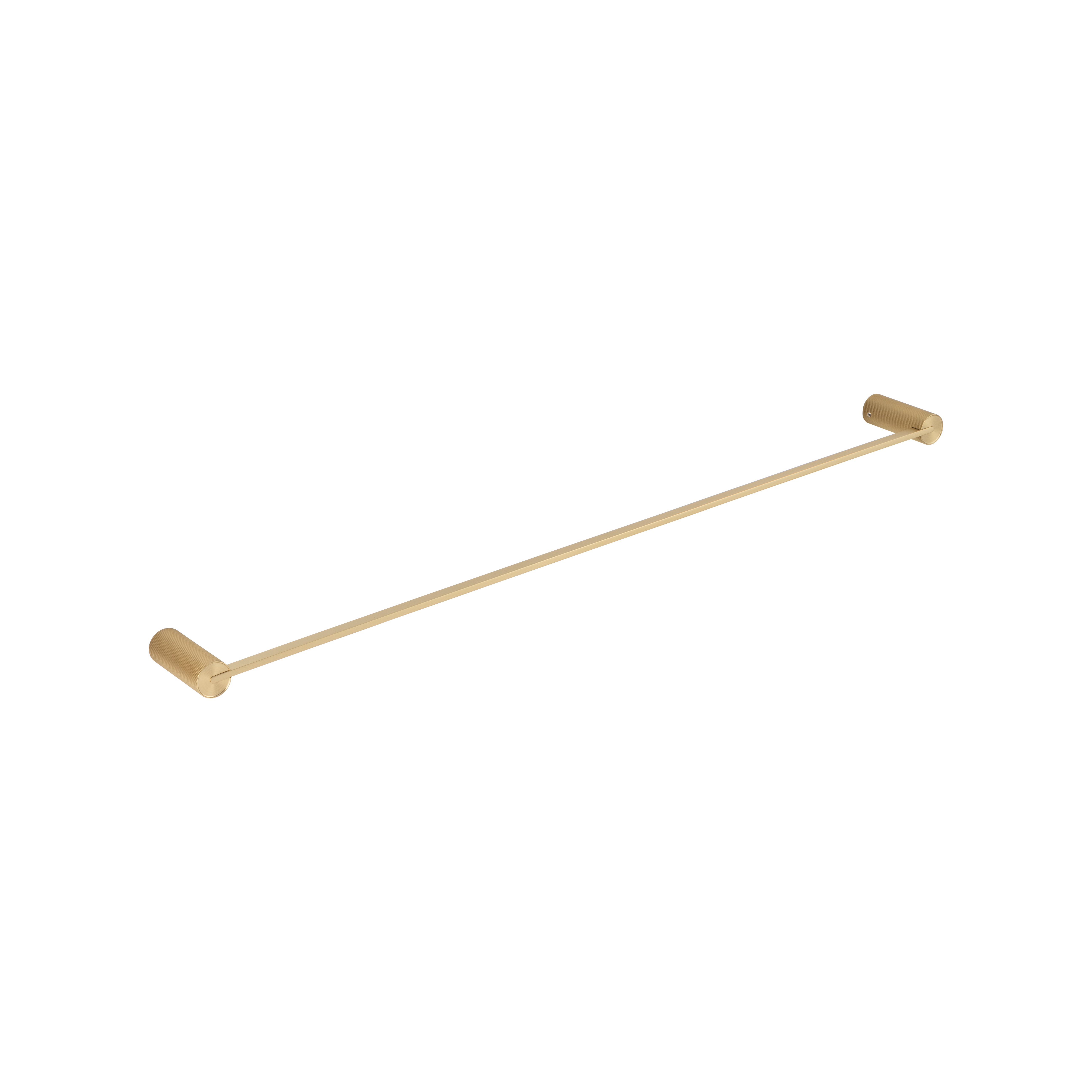 Namika Single Towel Rail - Brushed Brass