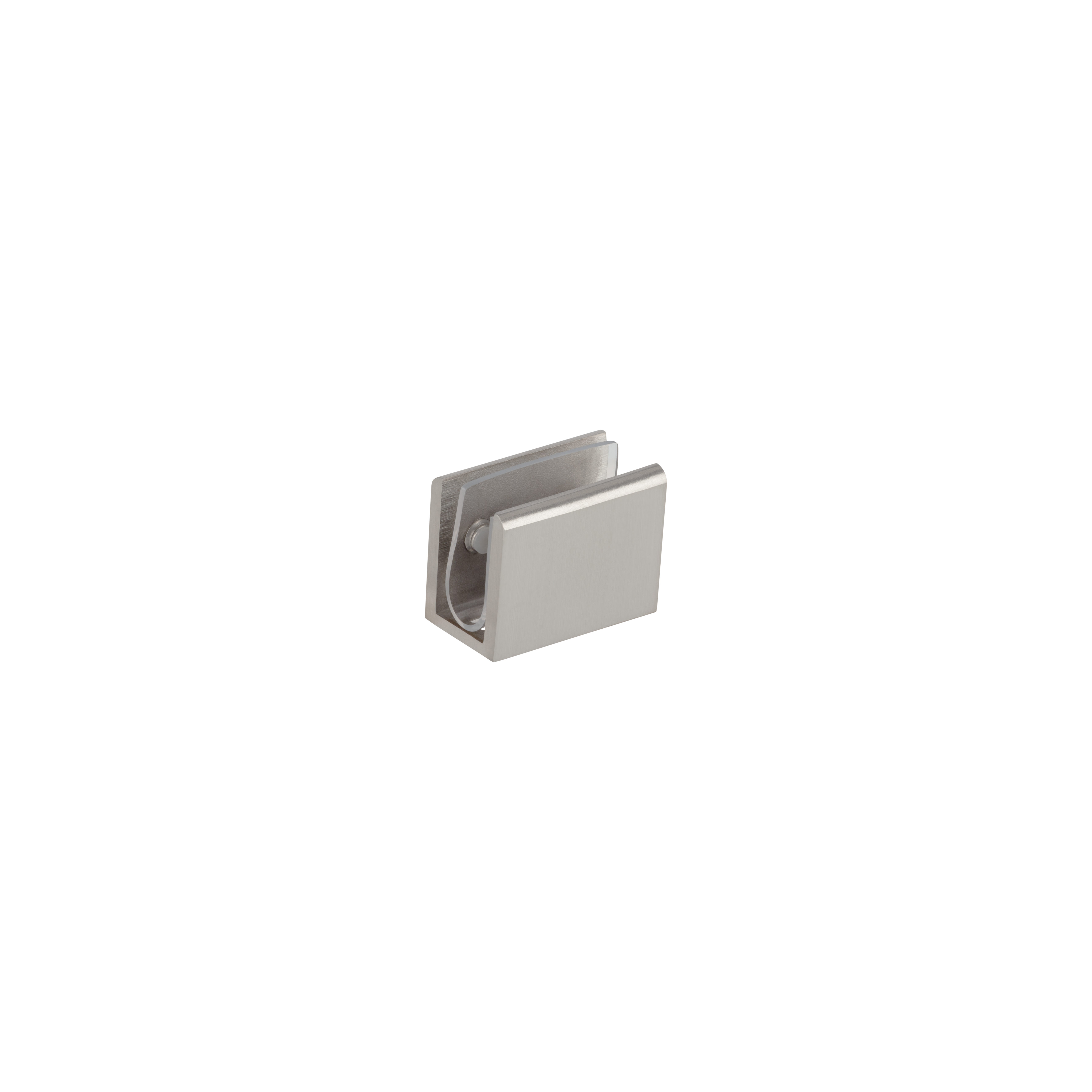 Hughes Supply Glass Panel Clips – 5/16" Offset, Clear Plastic, Bag Of 20