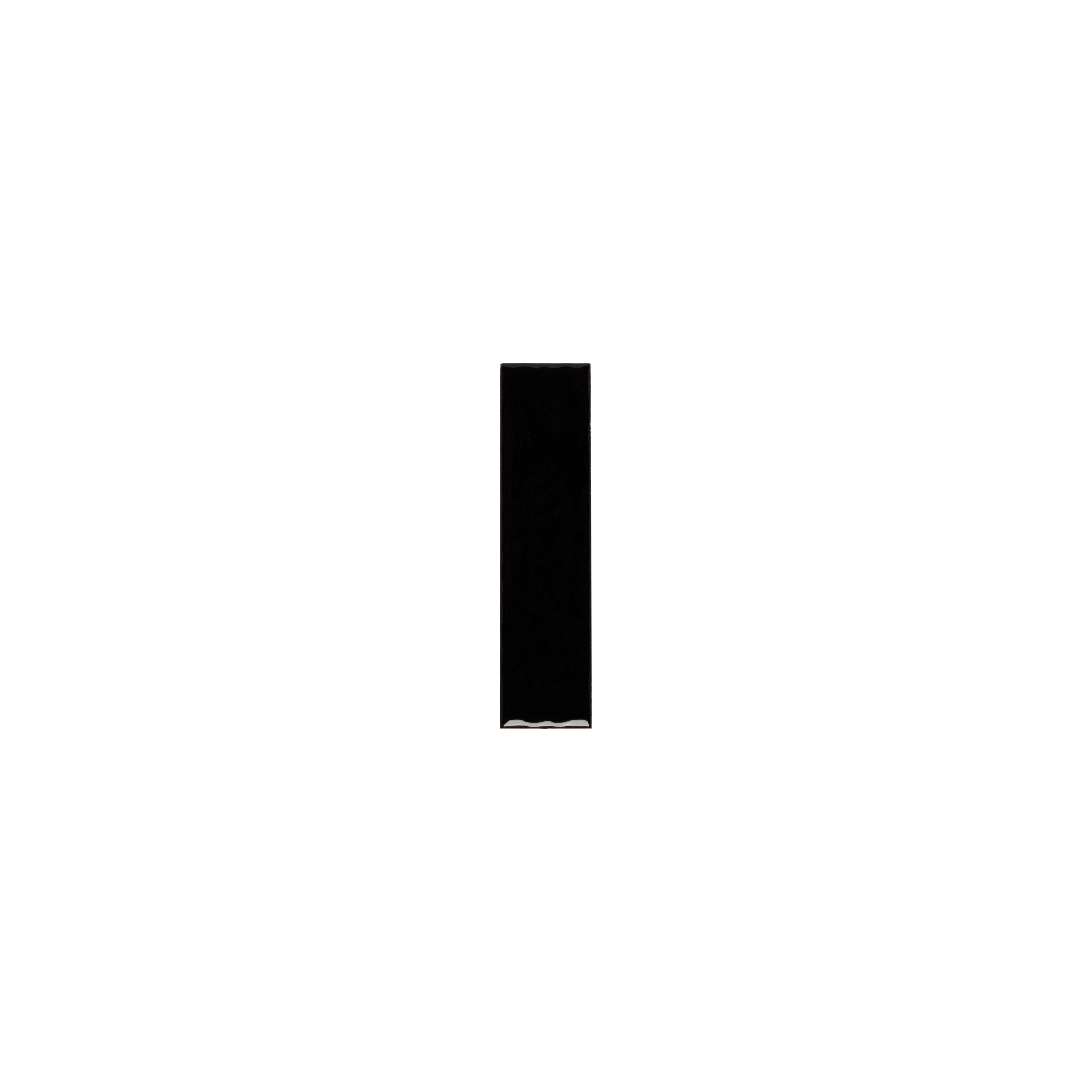 Tropea Natural Edge Subway Tile - Raven Black (Sample)