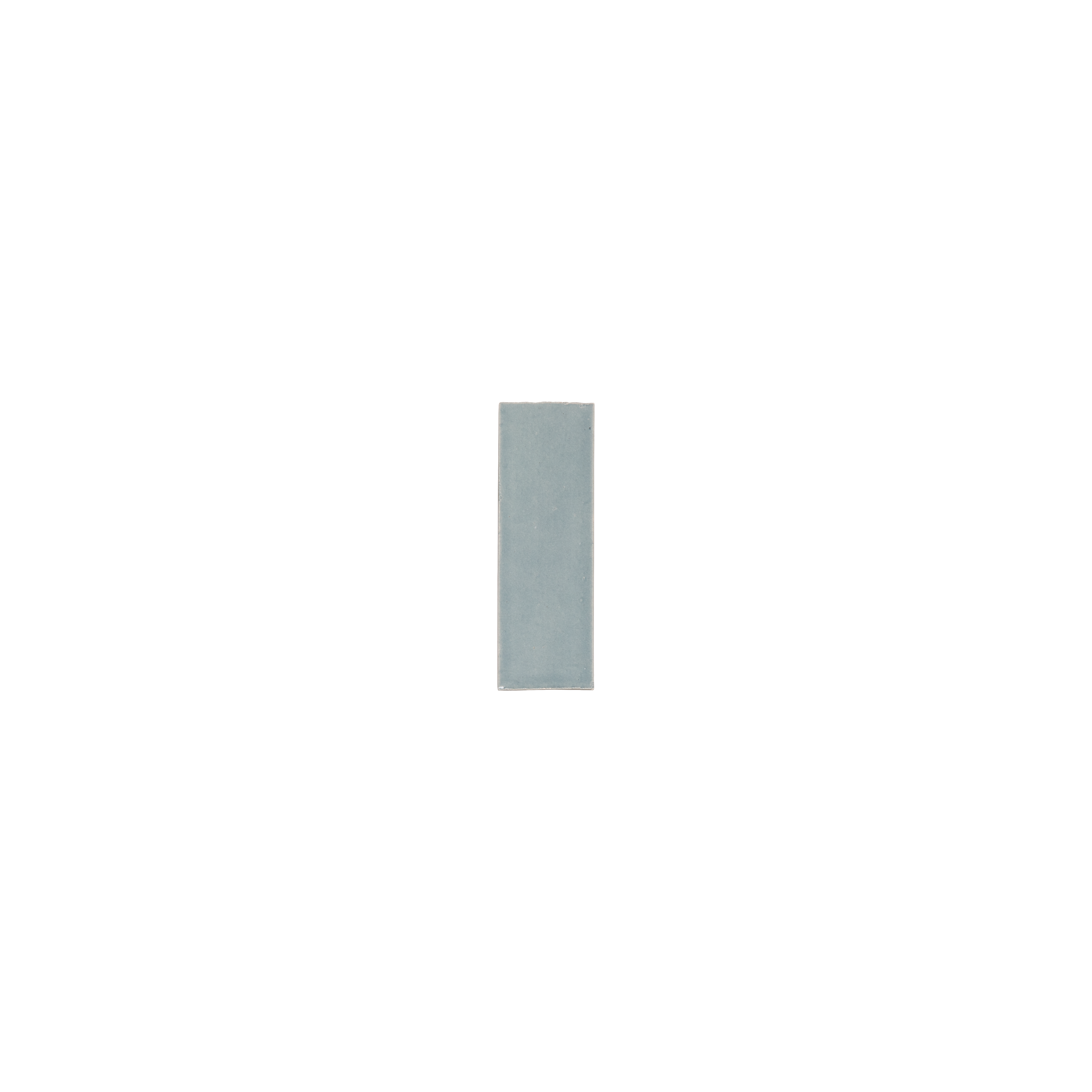 Rommani Handmade Zellige Rectangle Tile - Powder Blue (Sample)
