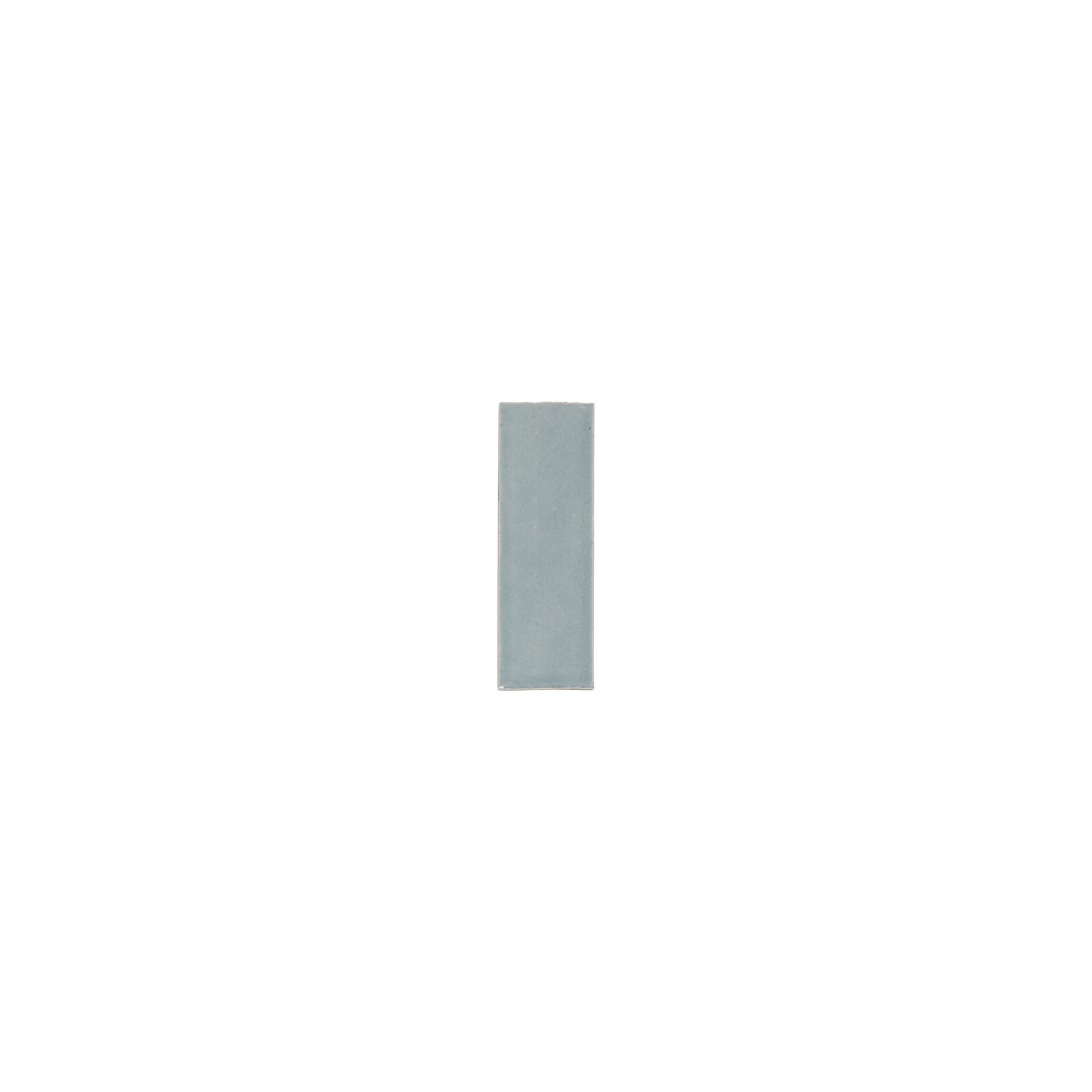 Rommani Handmade Zellige Rectangle Sample Powder Blue