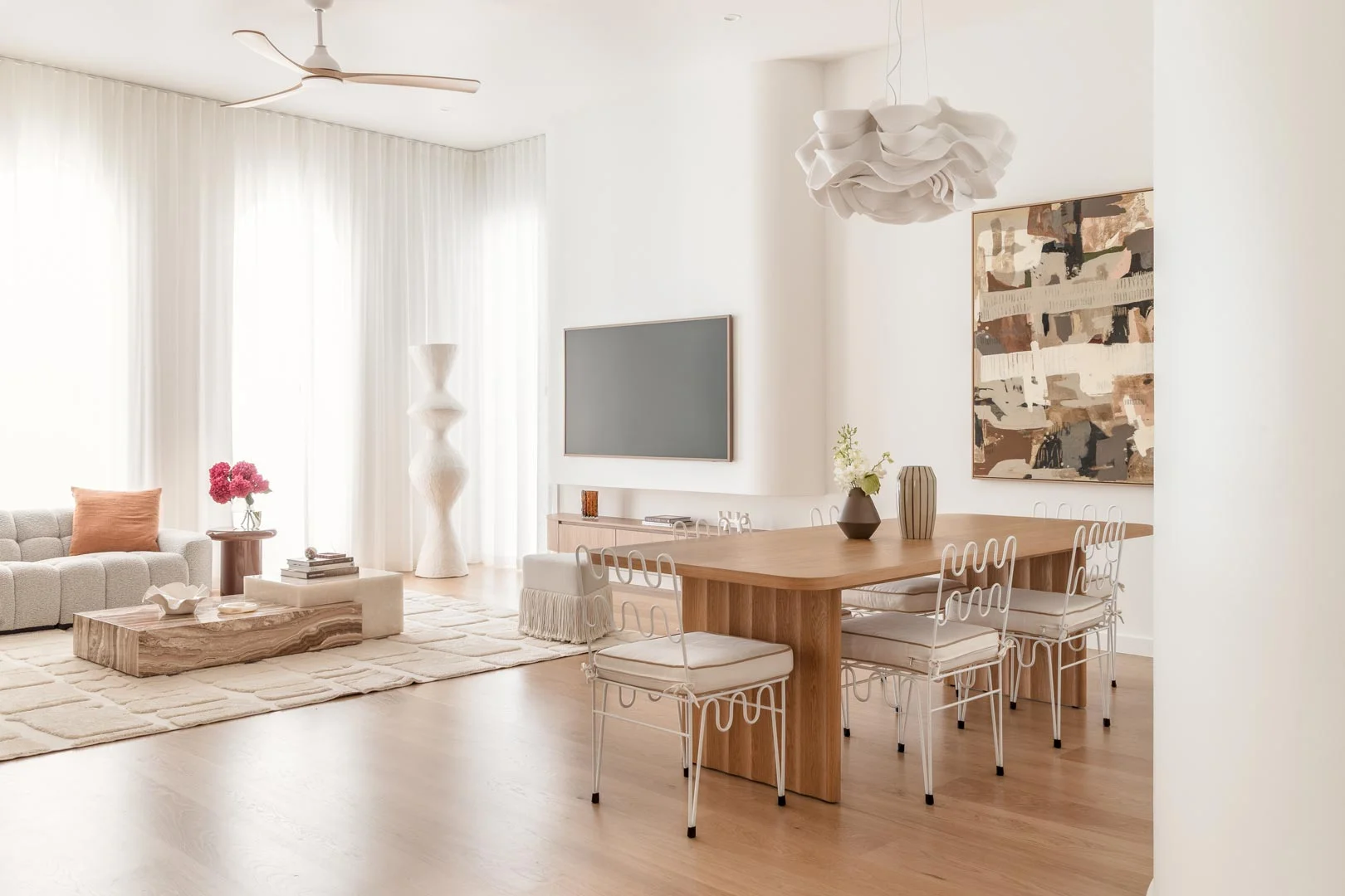 Property-Styling-Living-Room-Sheer-Curtains-Neutral-Pops-of-Colour-Styling
