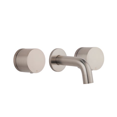 Milani Assembly Taps & Mini Spout Set - Brushed Nickel