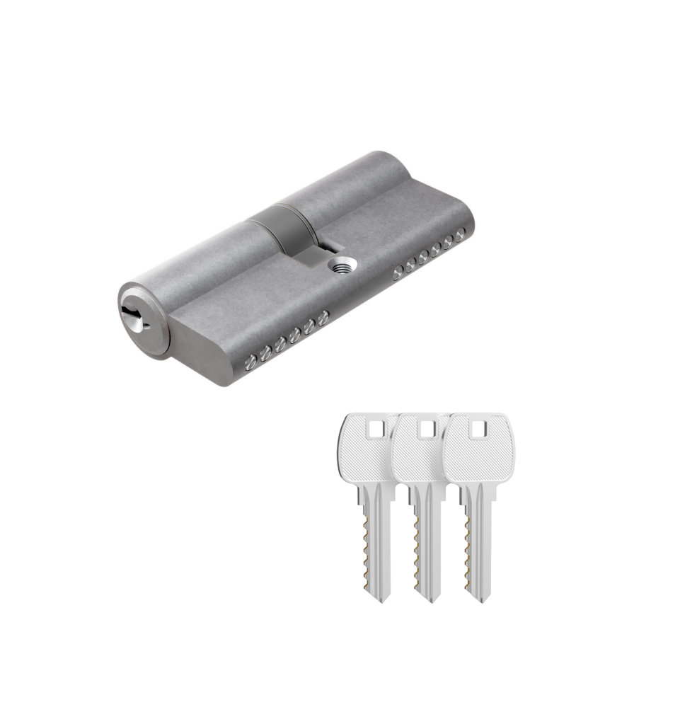 Eurocylinder K2K%20Key View01 Steel
