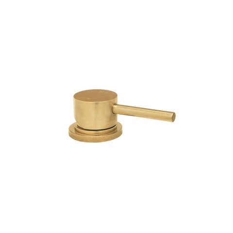 Elysian Bench Mounted Minimal Mixer - Tumbled Aged Brass