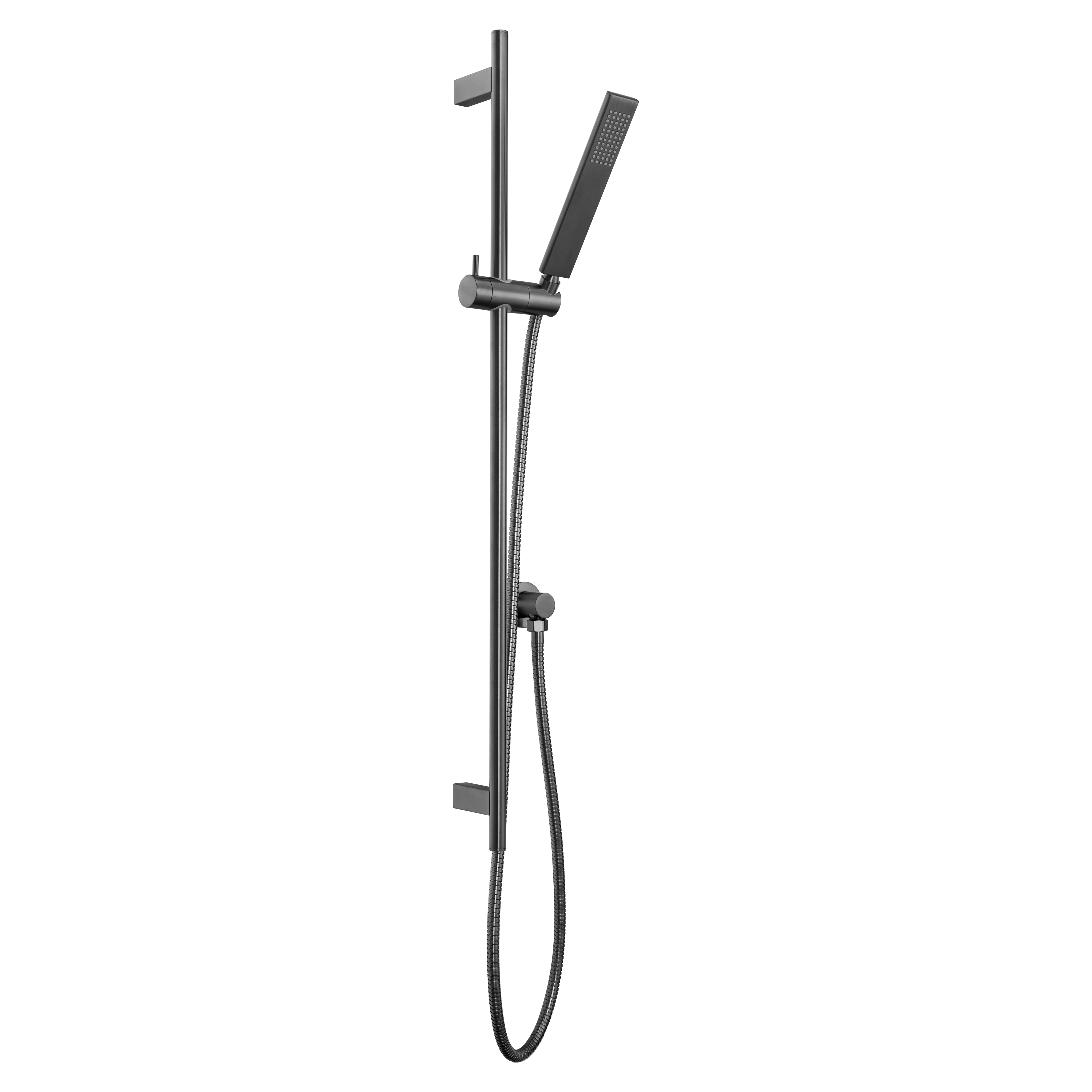 Elysian Hand Shower Rail Set - Brushed Gunmetal