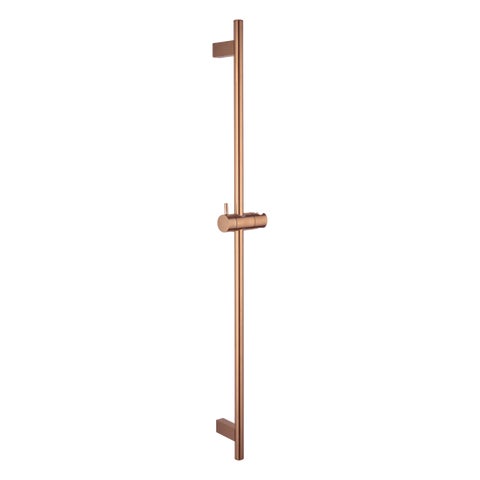 Elysian Shower Rail - Brushed Copper