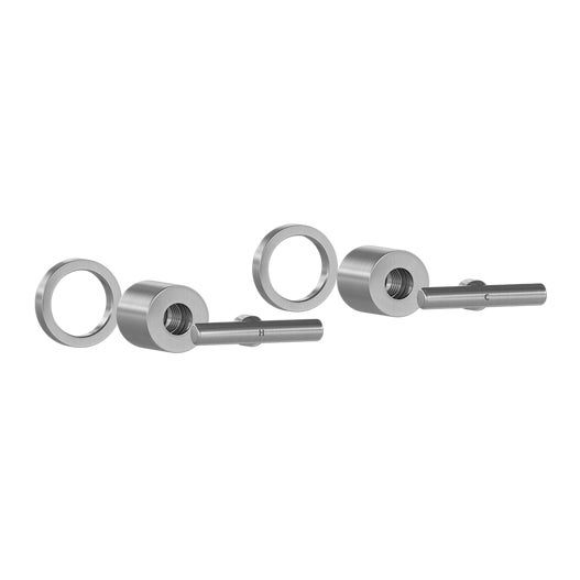 Barre Assembly Handle Kit - Brushed Nickel