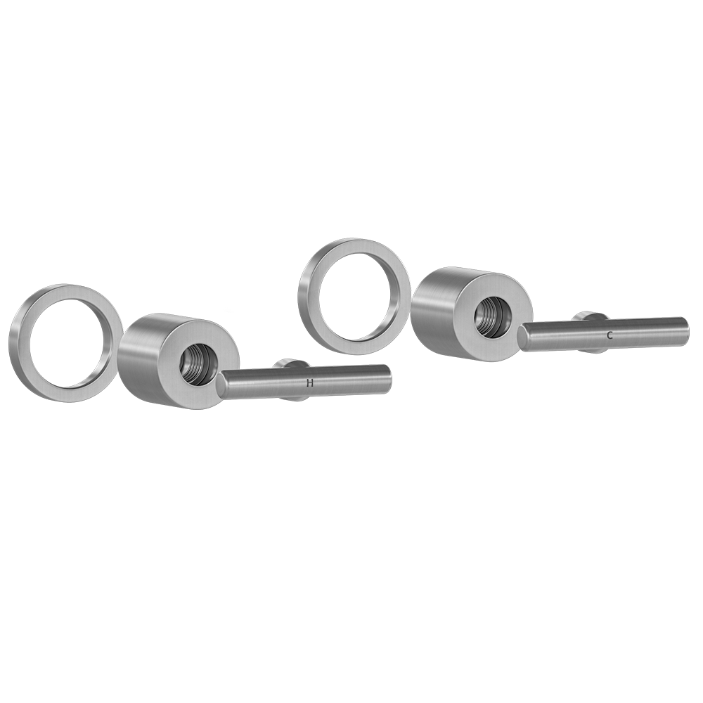 Barre Assembly Handle Kit  Brushed Nickel - Feature