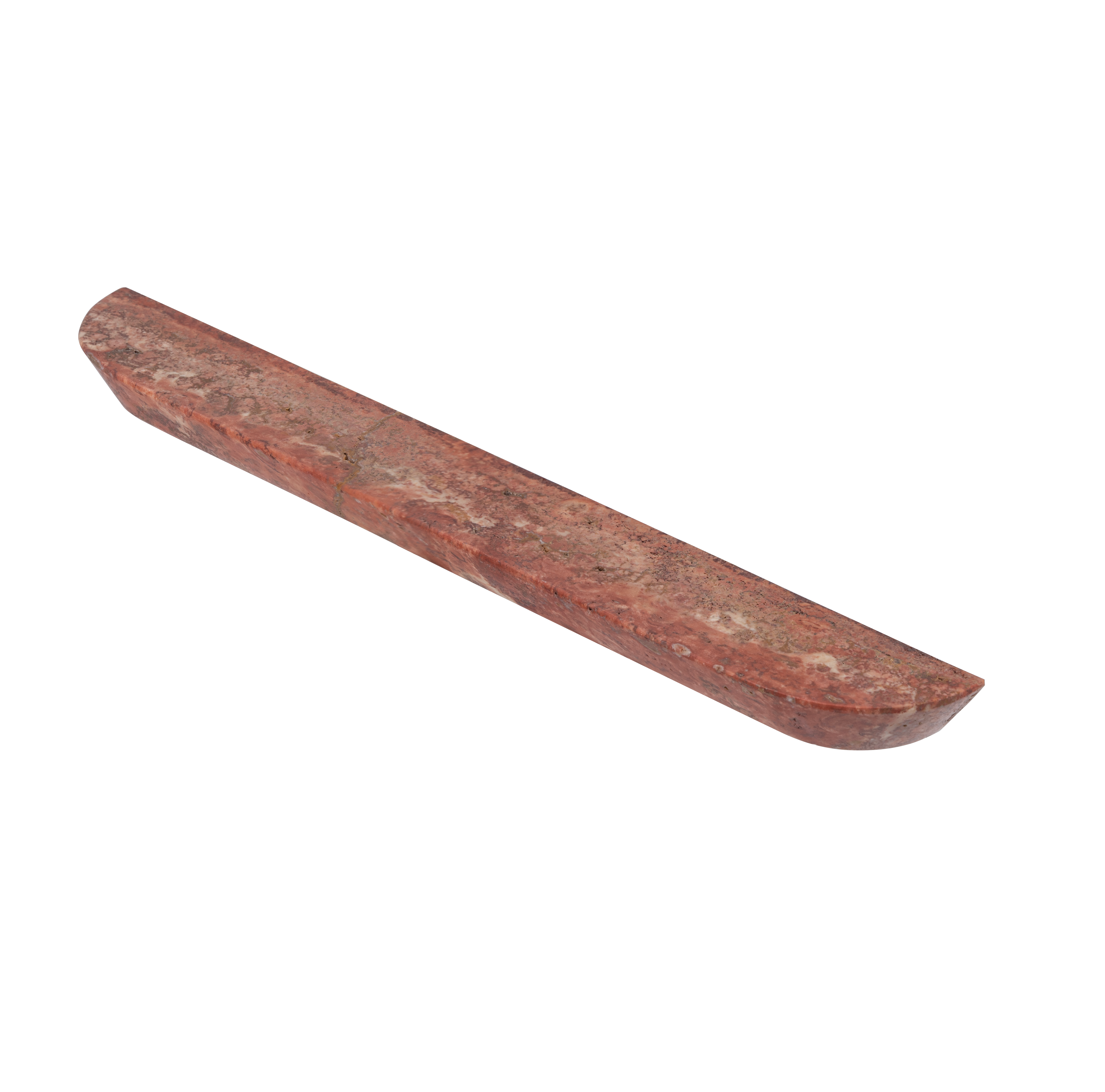17588-Pedra-Curve-Cabinetry-Pull-320mm Side Red-Travertine