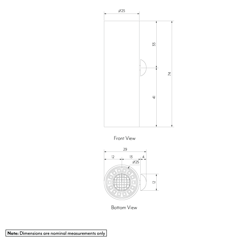 Commercial Pull-Out Spray Attachment - Brushed Brass - Specifications 1