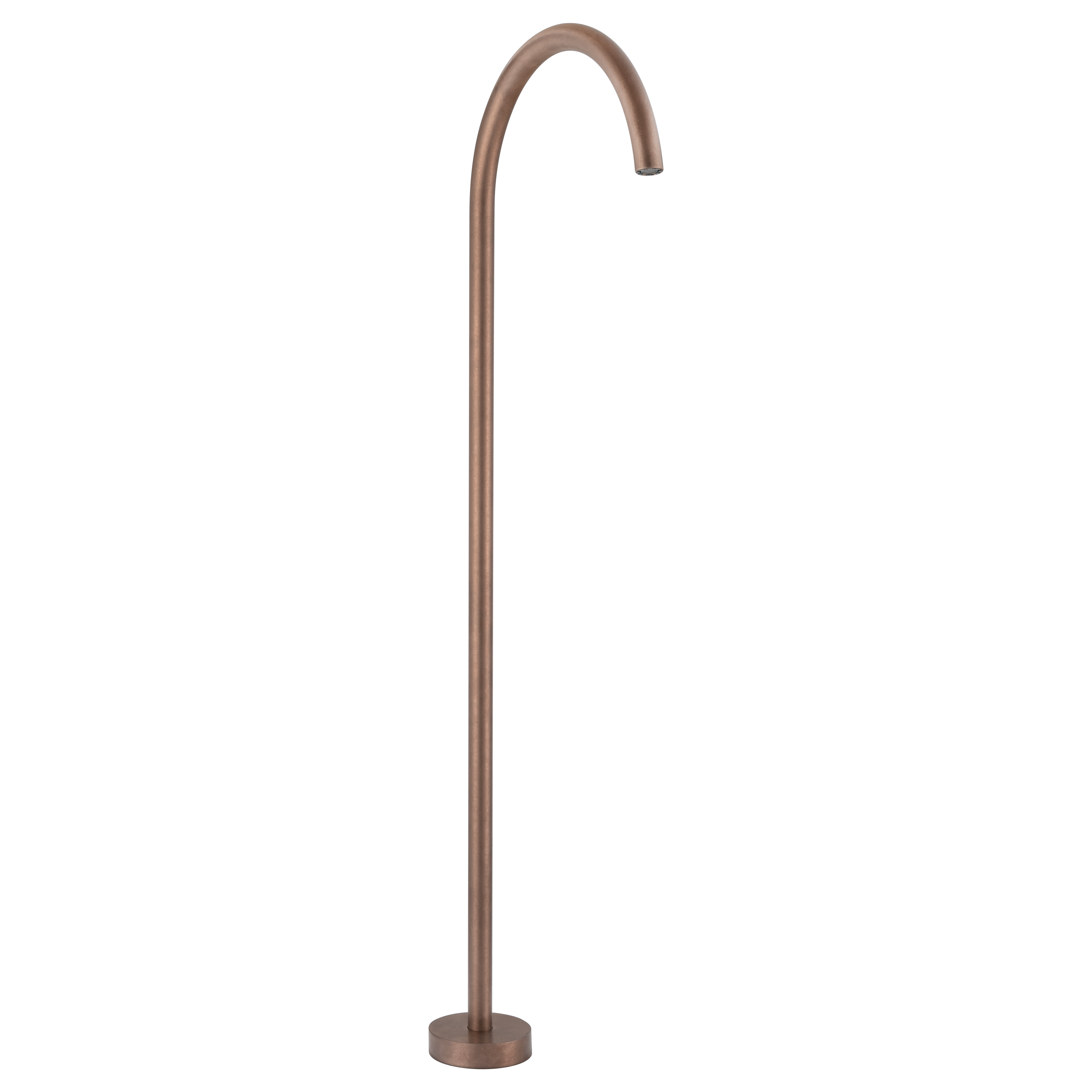 19392-Sola-Floor-Mounted-Bath-Filler Side Antique-Bronze