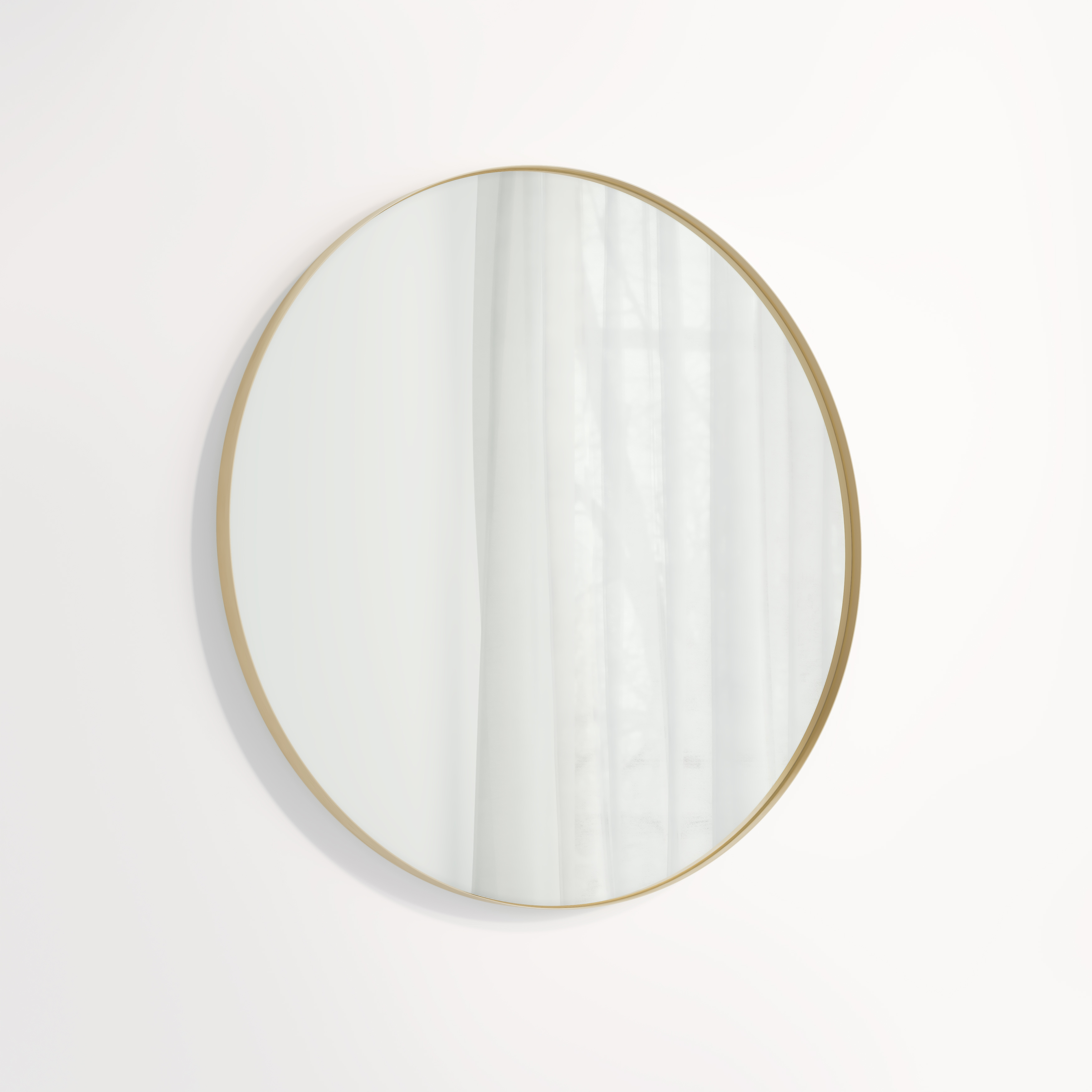 Round Mirror 800mm - Brushed Brass