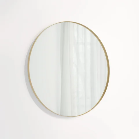 Round Mirror 800mm - Brushed Brass